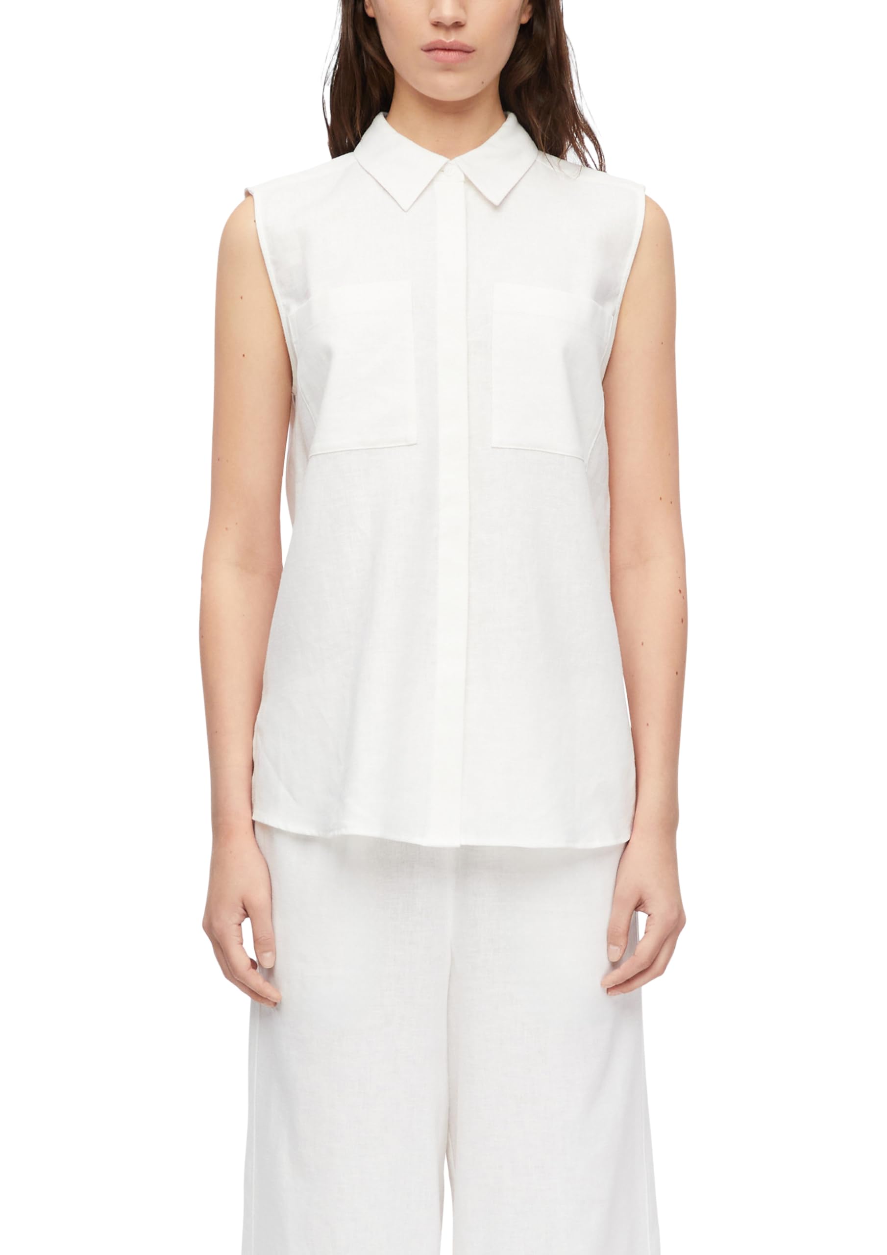 comma-2180863-bluse-leinenmix-schwarz image 8