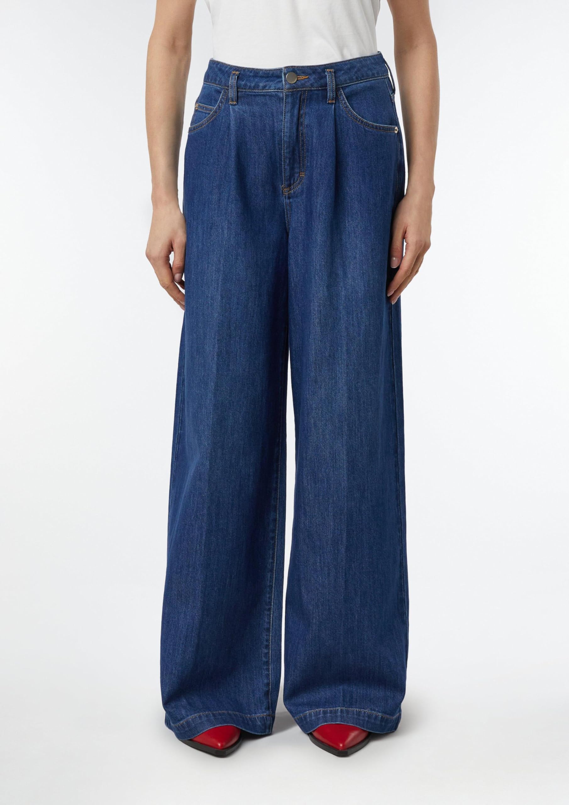 comma-wide-leg-jeans-damenjeans-38-blau-basic image 5