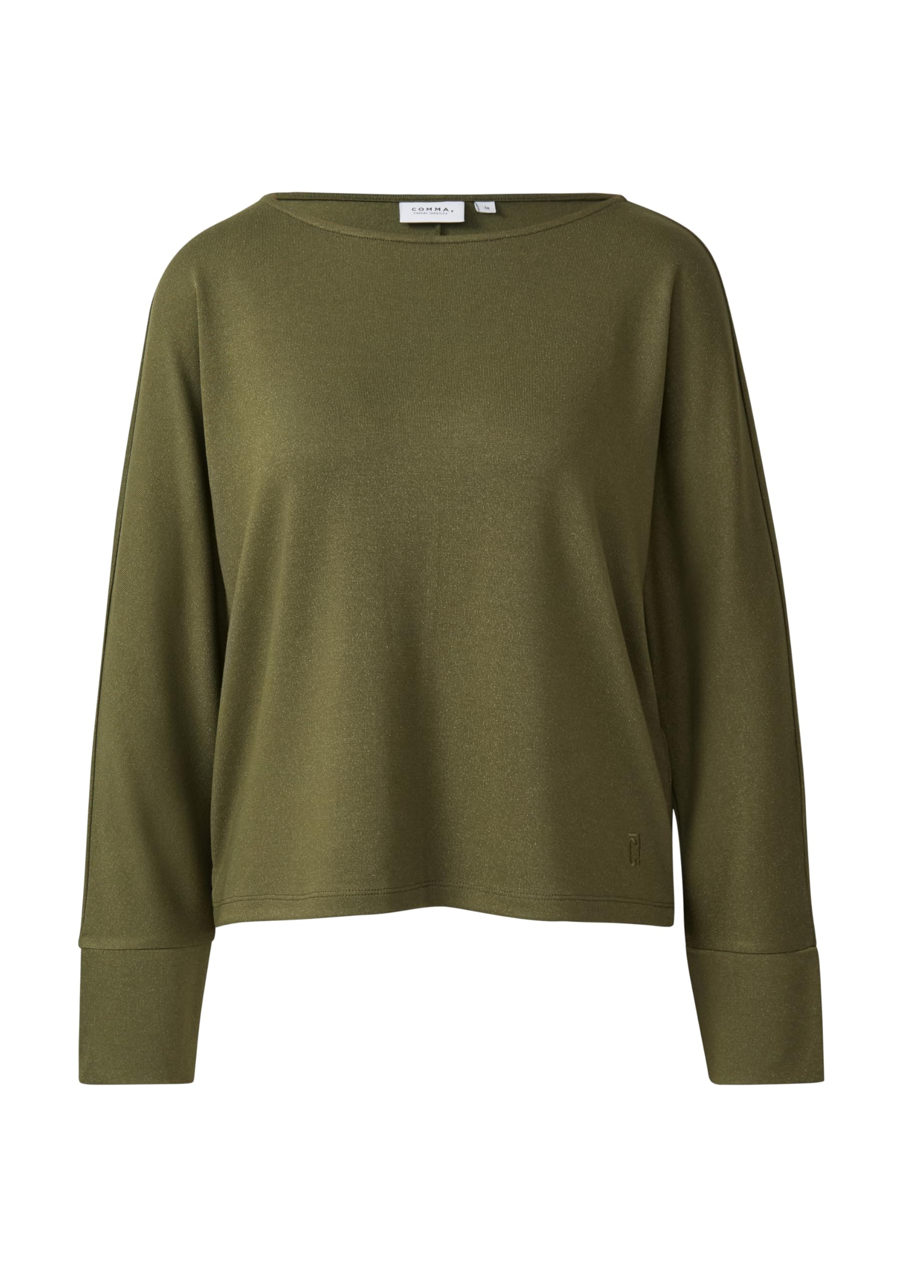 comma-2173414-t-shirt-langarm-relaxed-fit-42-olivgr-n image 4