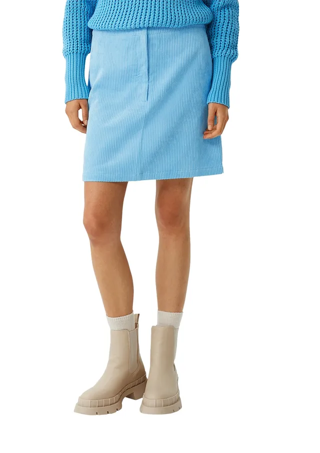 comma-skirts-rock-cord-hellblau-gr-38-taschen image 1