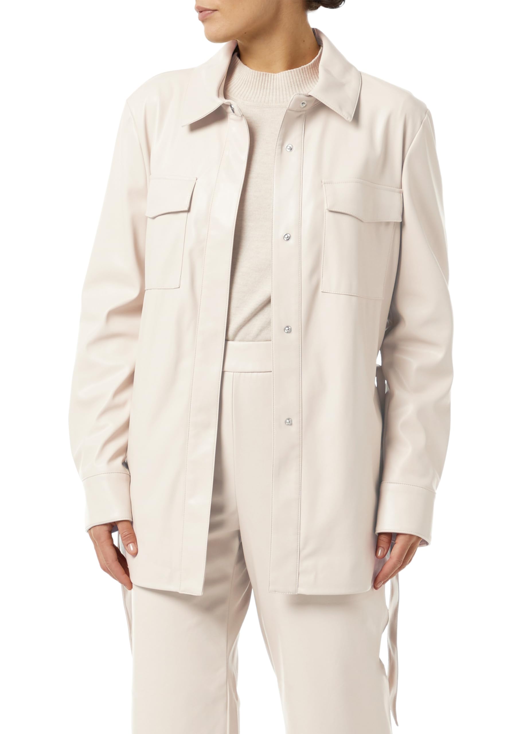 comma-overshirt-jacke-lederoptik-g-rtel-gr-40 image 1