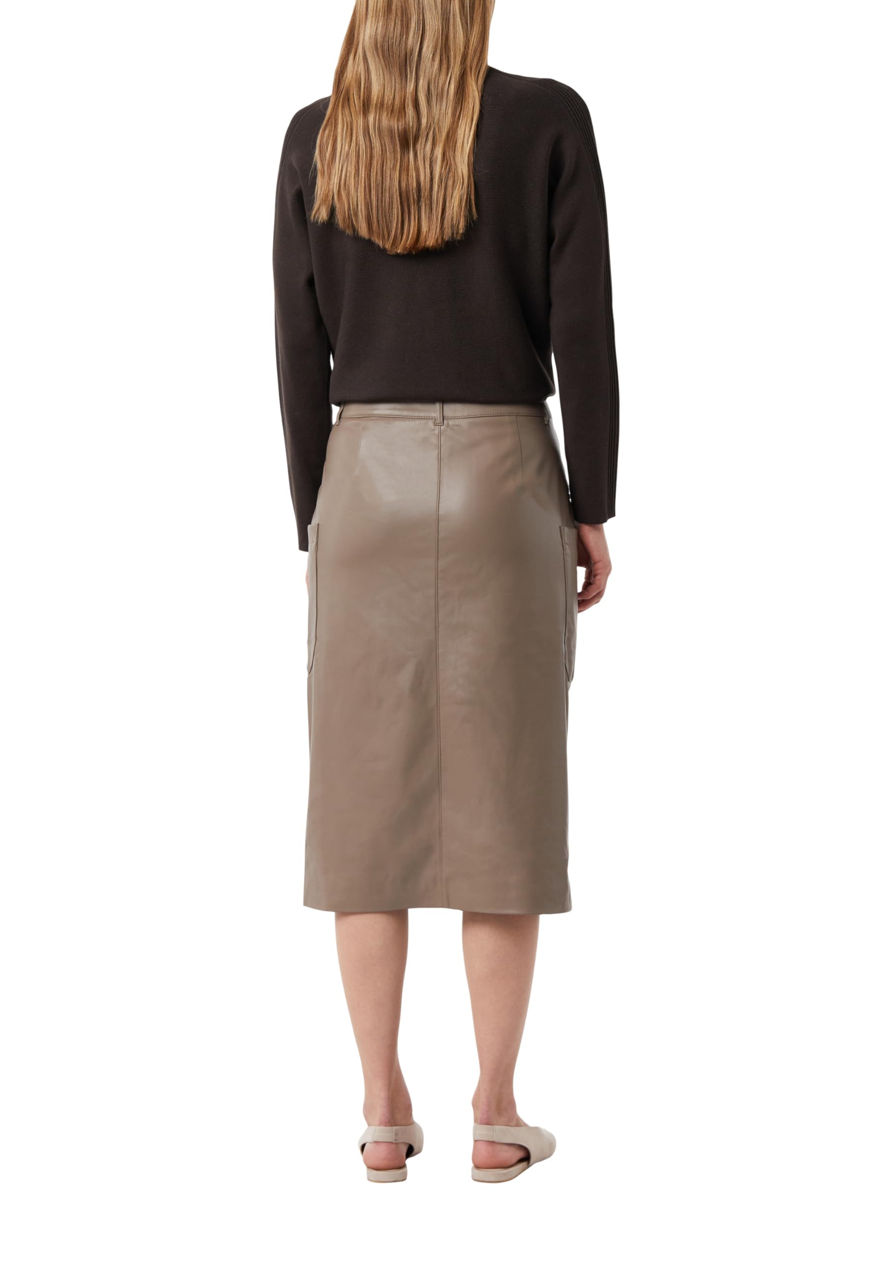 comma-midirock-leder-optik-rock-mit-aufgesetzten-taschen image 2