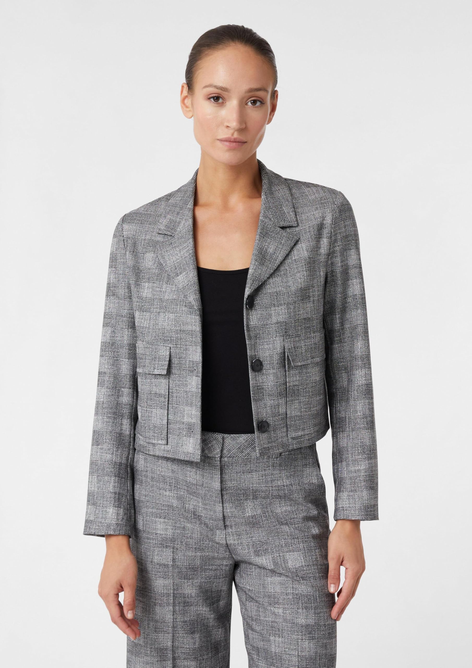 comma-blazers-kurze-blazerjacke-taschen-gr-42 image 6