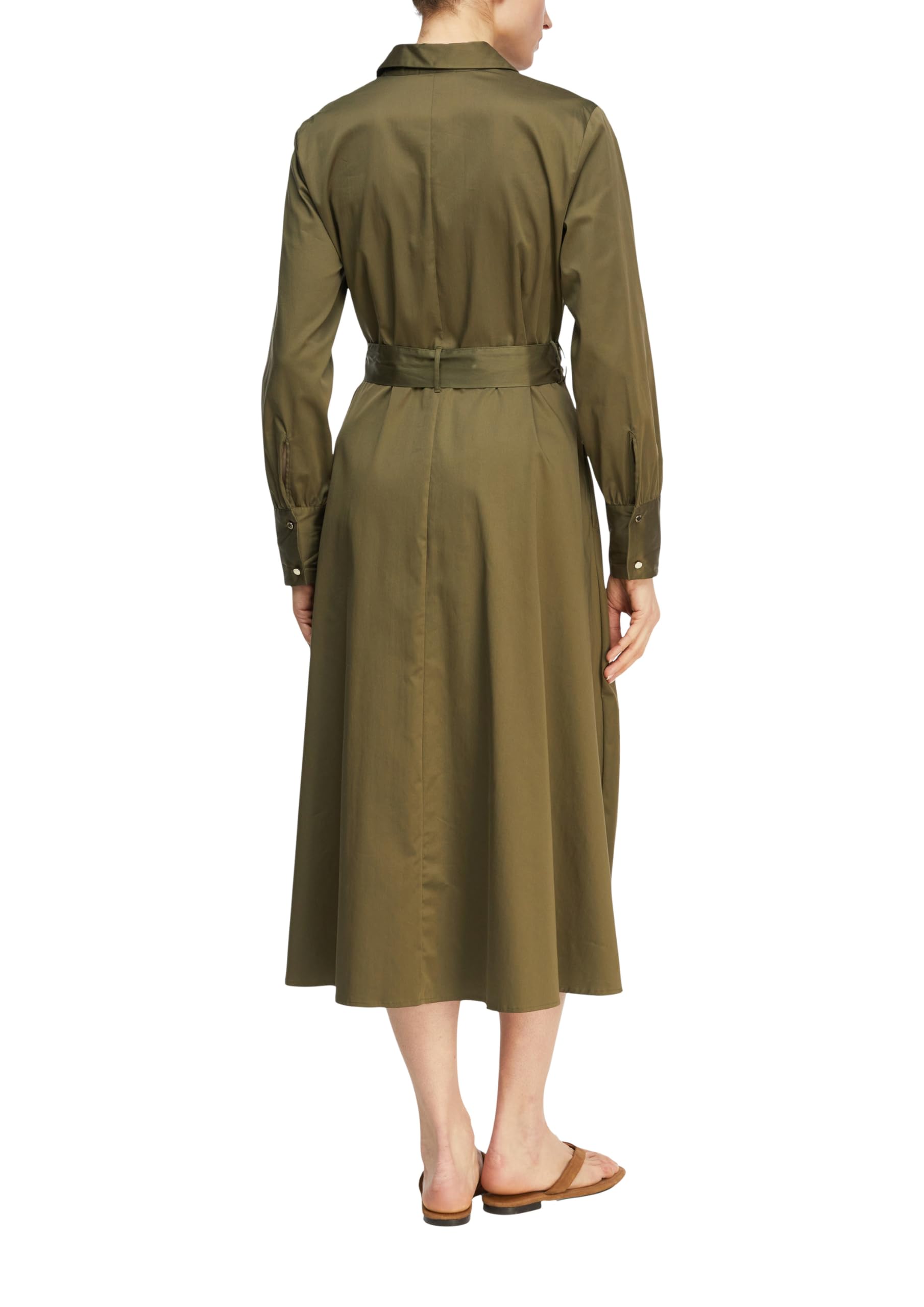 comma-dresses-hemdblusenkleid-midi-kleid-gr-e-38-mit-g-rtel image 2