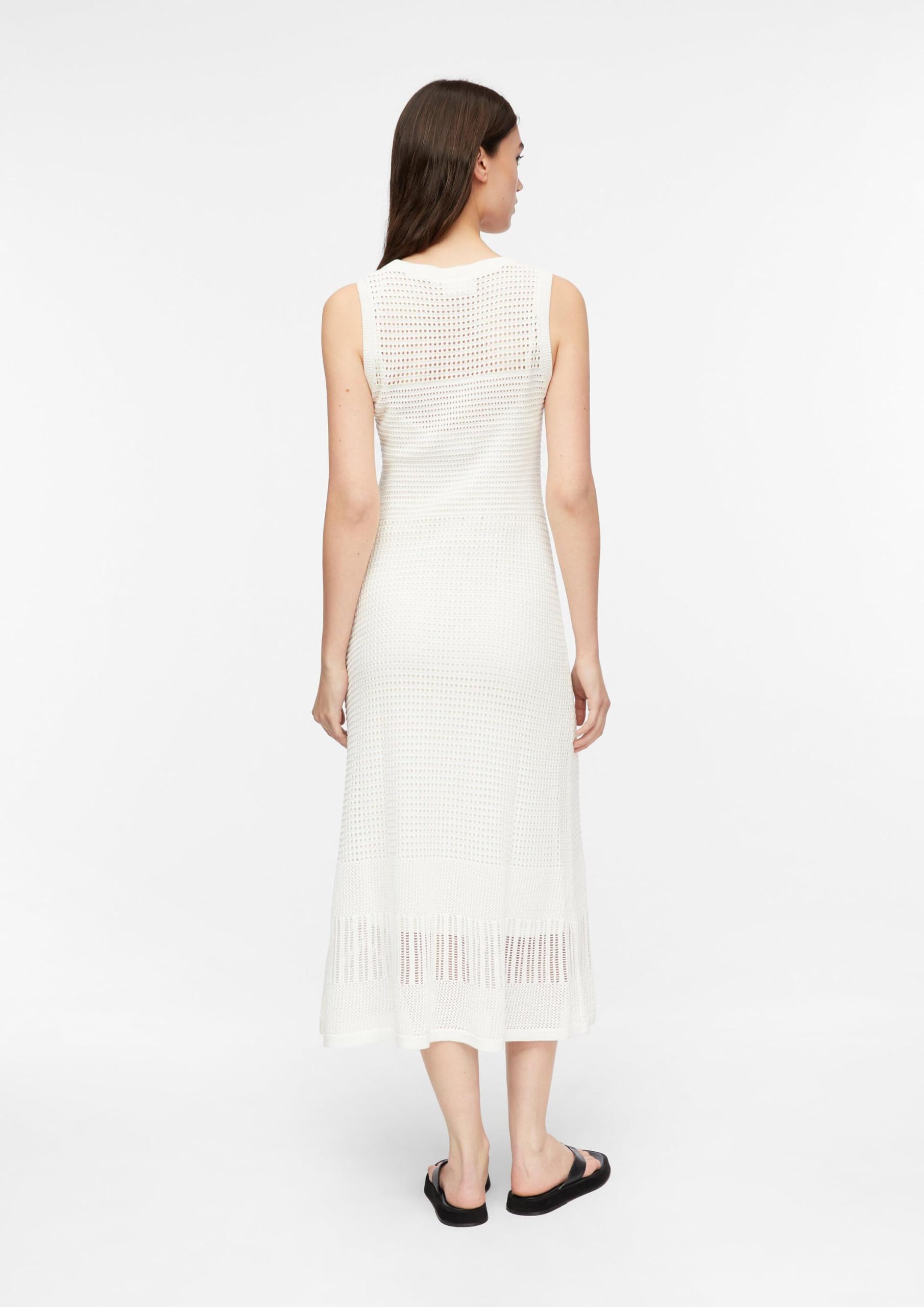 comma-strickkleid-ajour-fit-and-flare-midi-hell-gr-40 image 7