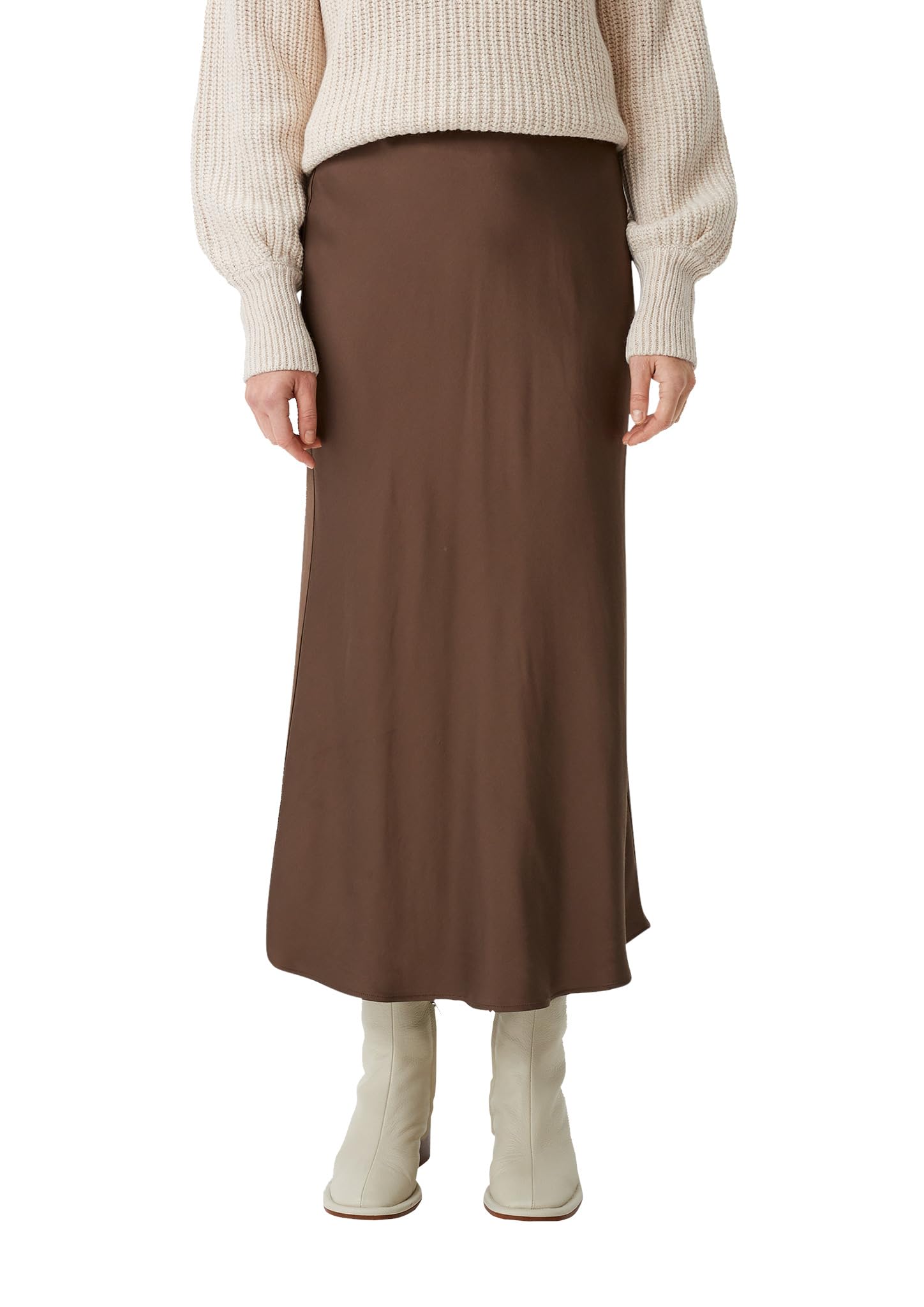 comma-skirts-satin-rock-viskosestretch-glanz image 1