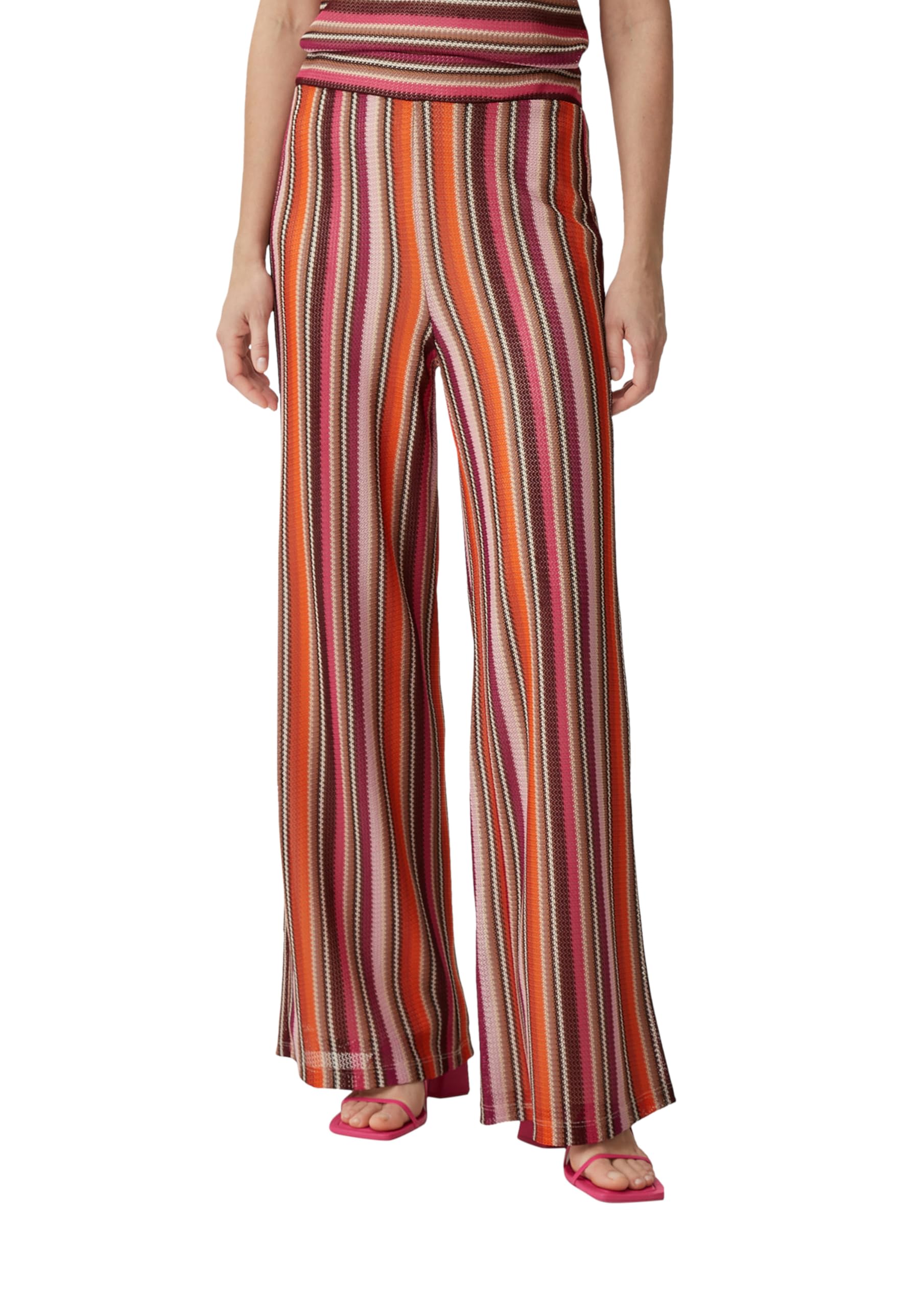 comma-trousers-2131495-hose-gr-36-streifen-lochmuster image 1