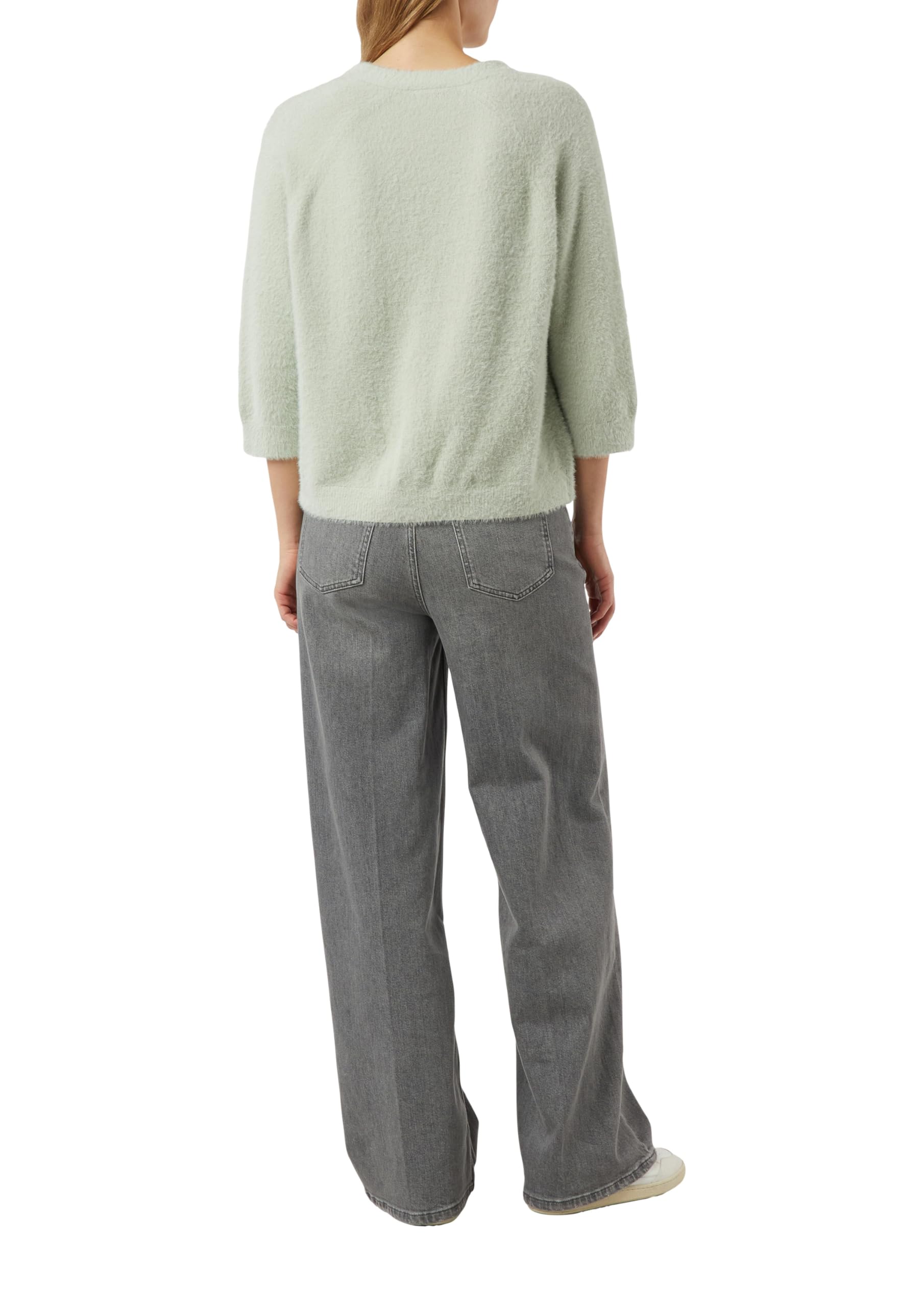 comma-strickjacke-feinstrick-3-4-rmel-cardigan-creme image 2