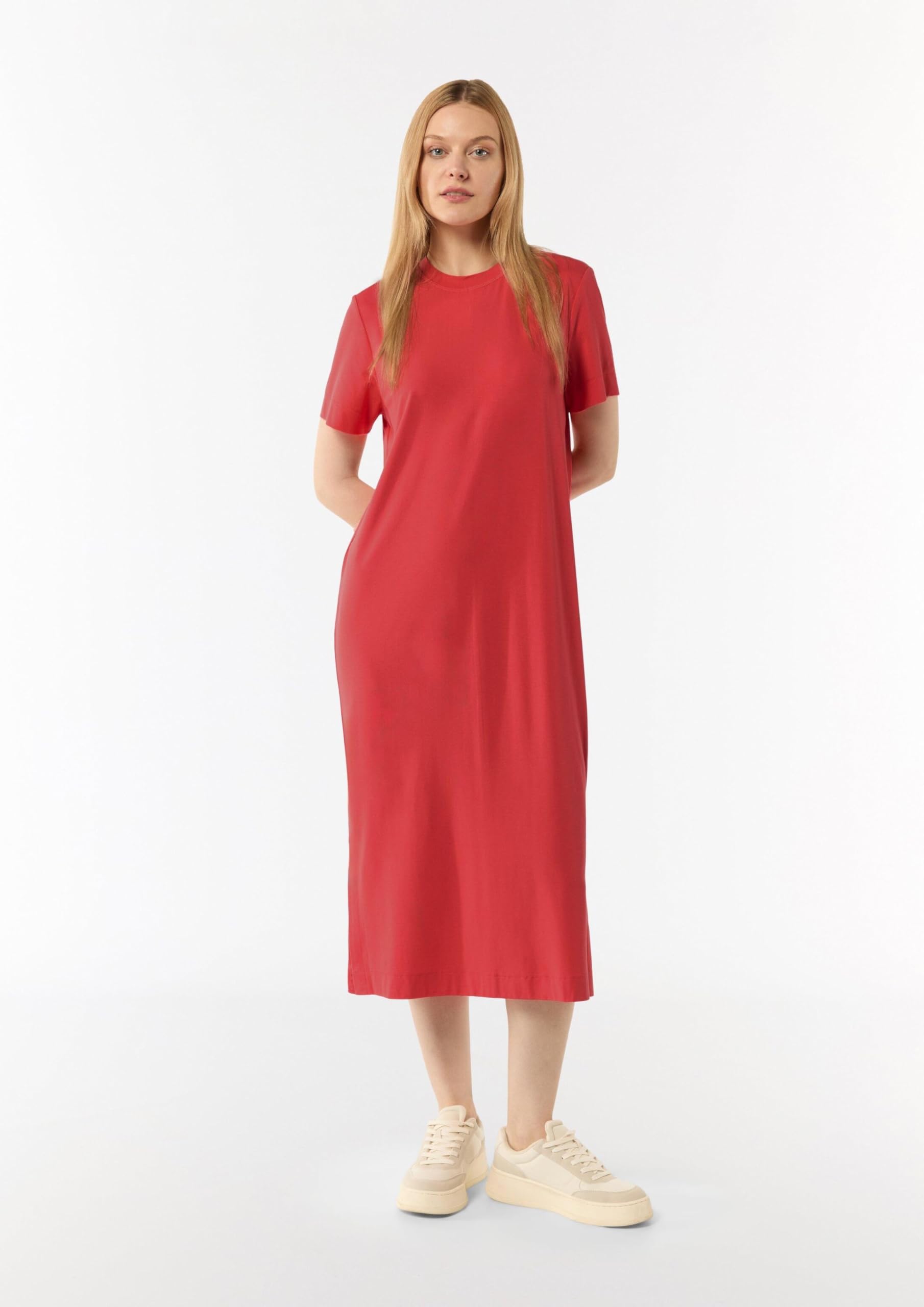 comma-dresses-kleid-rundhals-gr-34-granatapfel image 5