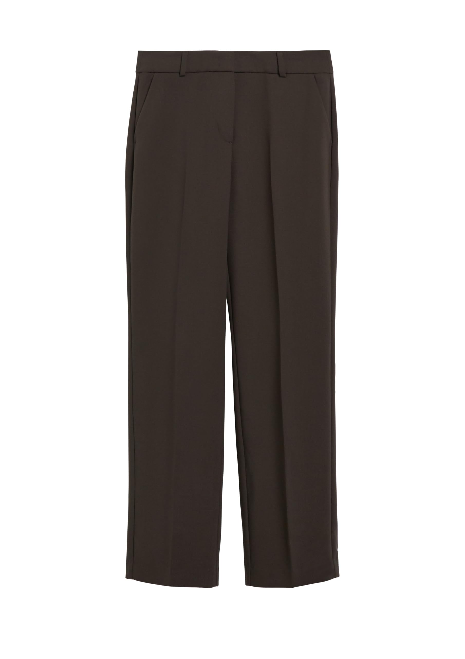 comma-trousers-hose-straight-leg-mid-rise-dunkelbraun-34 image 4