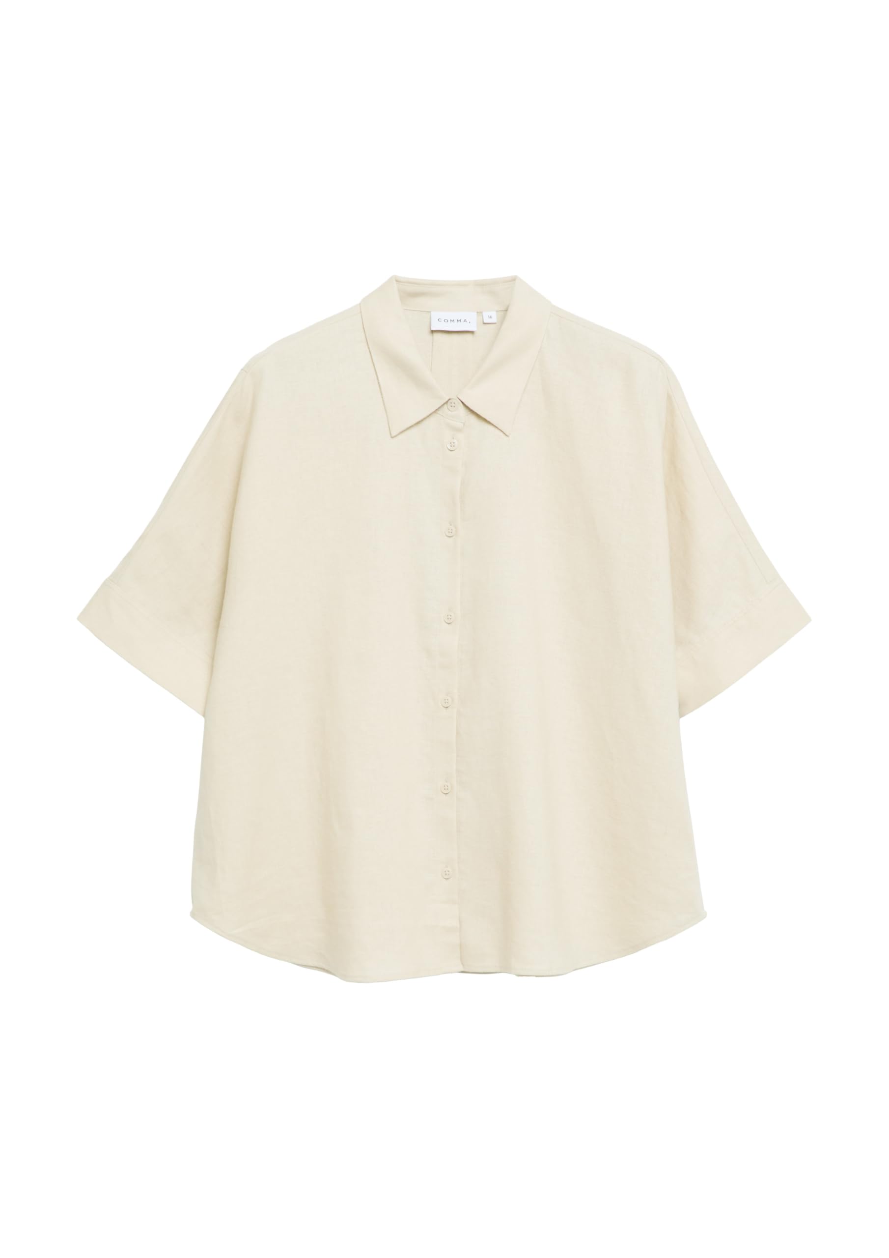 comma-bluse-oversize-beige-gr-34-leinenmix image 4