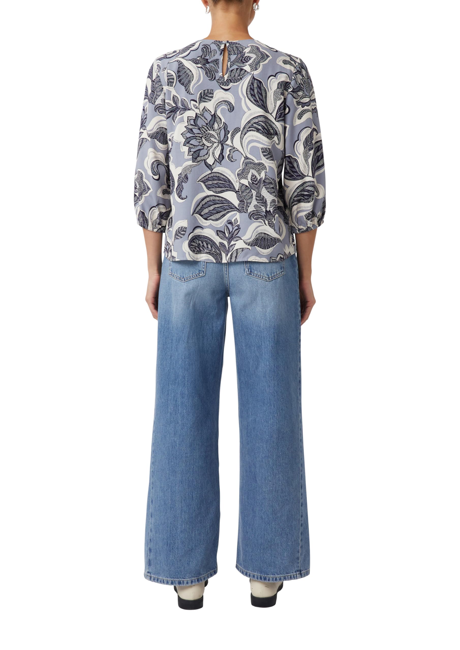 comma-twill-bluse-all-over-print-gr-e-38-luftig image 2
