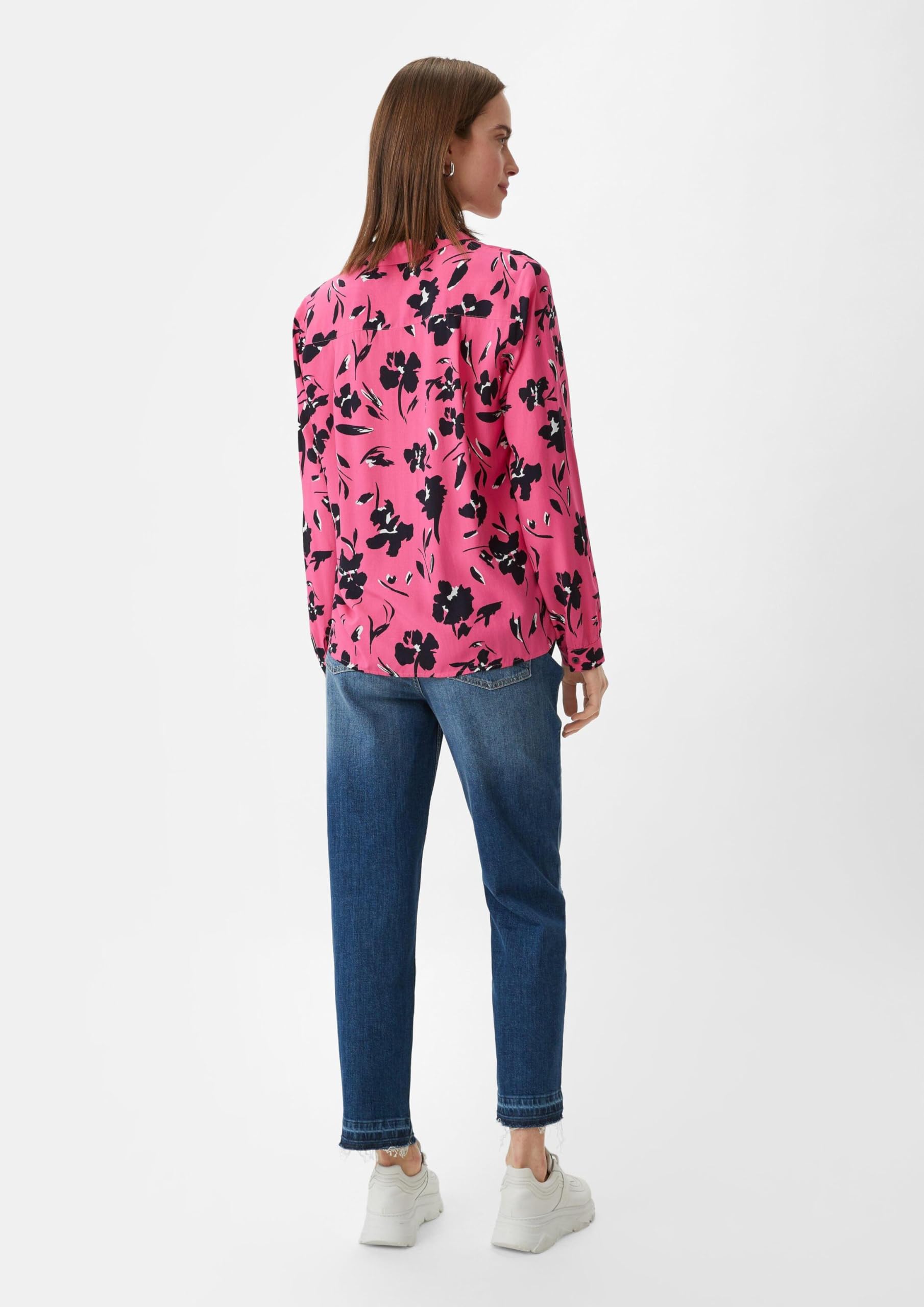 comma-blusenhemd-viskose-bluse-allover-print image 6