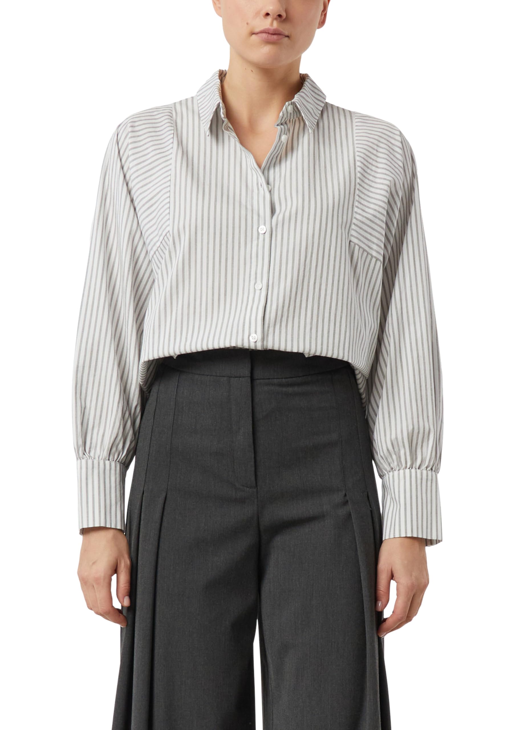 comma-hemdbluse-streifenmuster-damen-gr-e-46 image 1