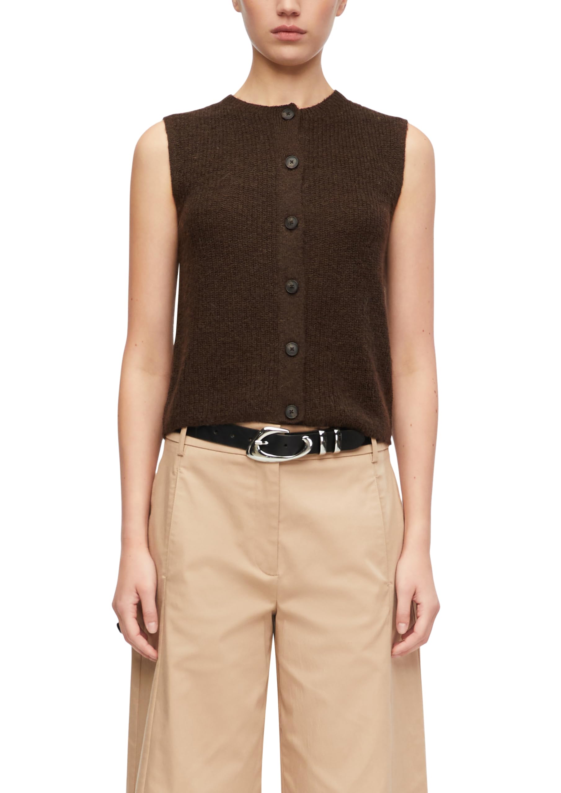 comma-2183130-sweater-strickweste-damen-braun-gr-34-leichtstrick image 8