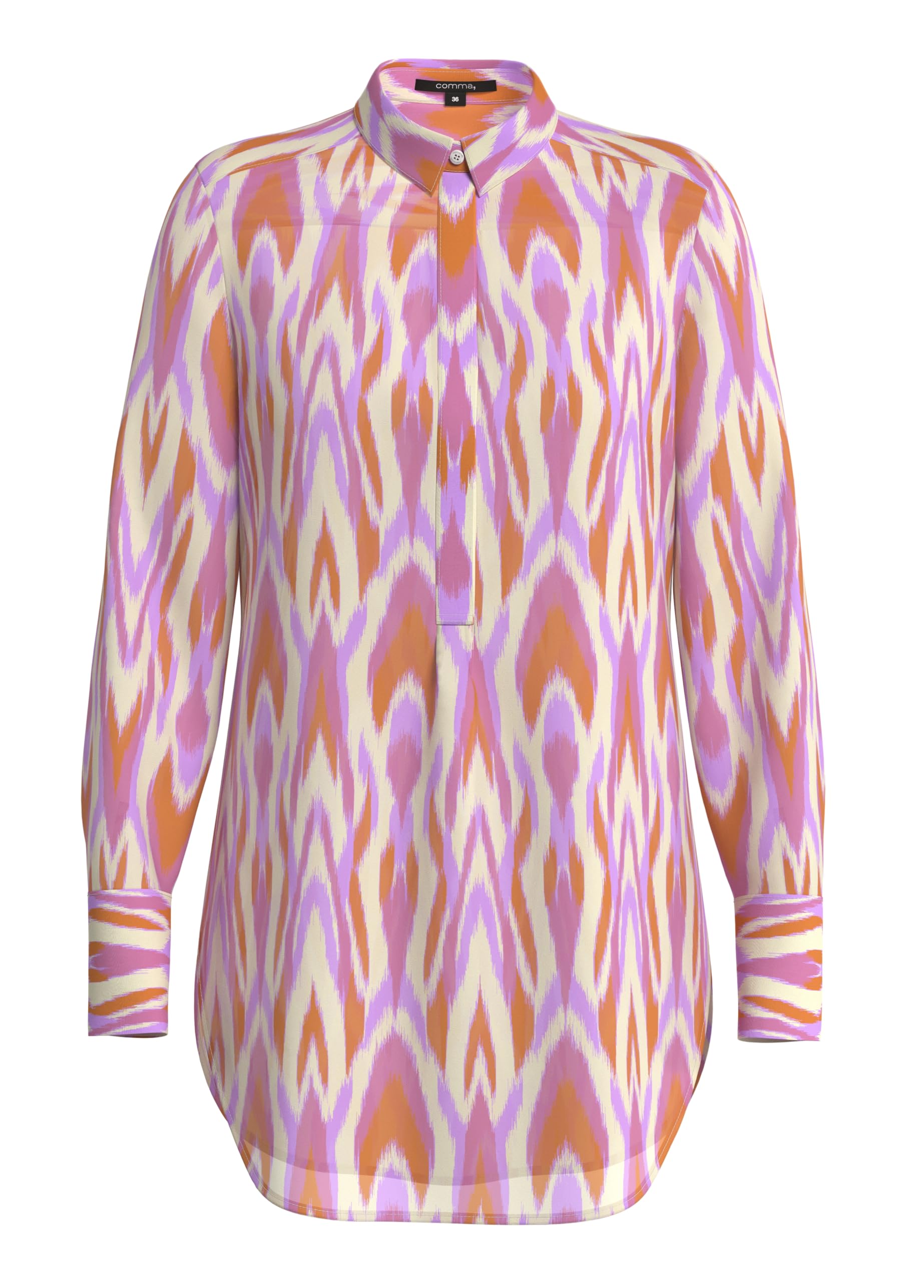 comma-2145169-bluse-allover-muster-langarm image 3