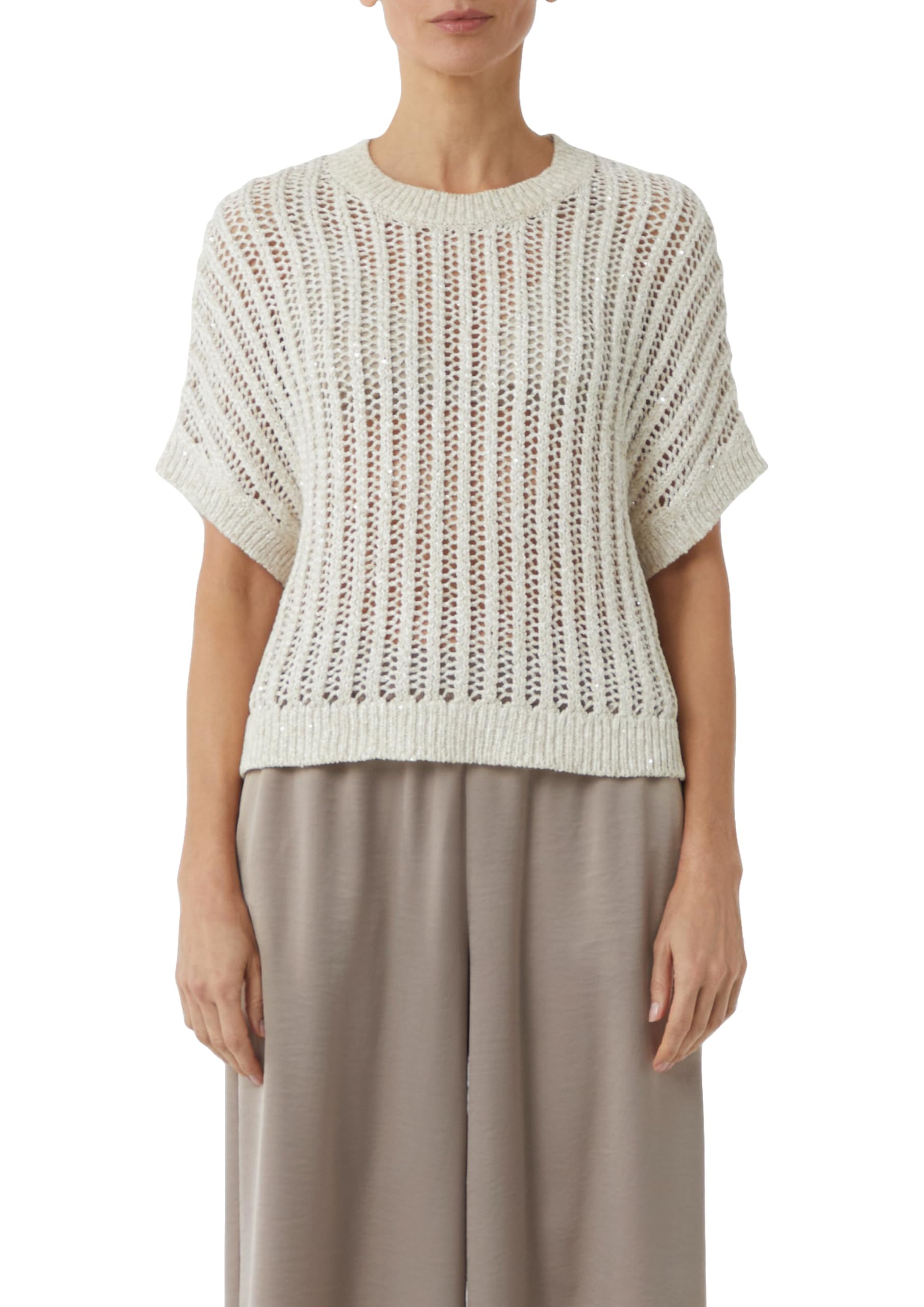 comma-strickpullover-loose-fit-pailletten-gr-e-l-pullover image 1