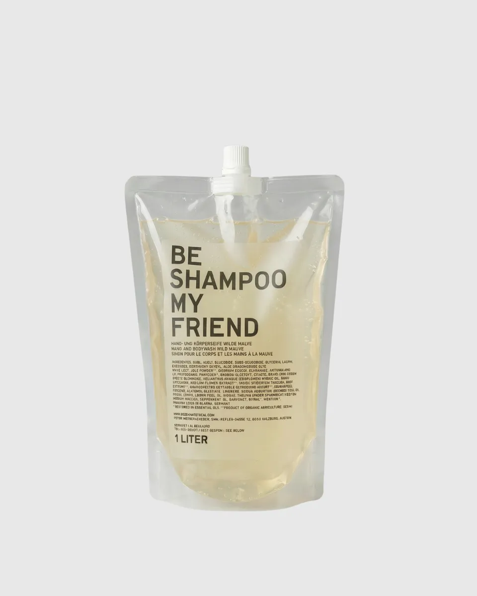 be-my-friend-hair-lindenbl-ten-shampoo-refill-1l-vegan image 1