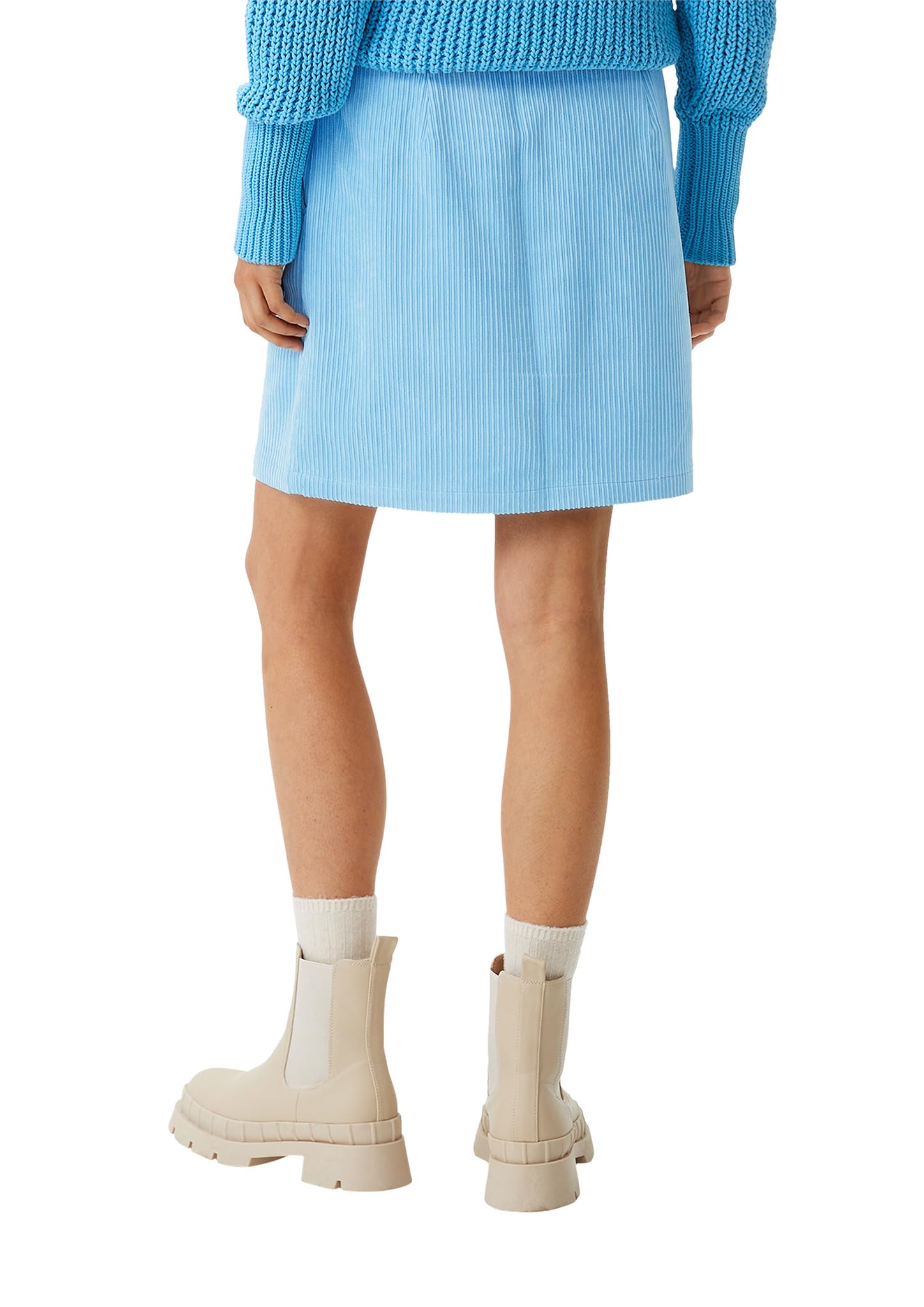 comma-skirts-rock-cord-hellblau-gr-38-taschen image 2