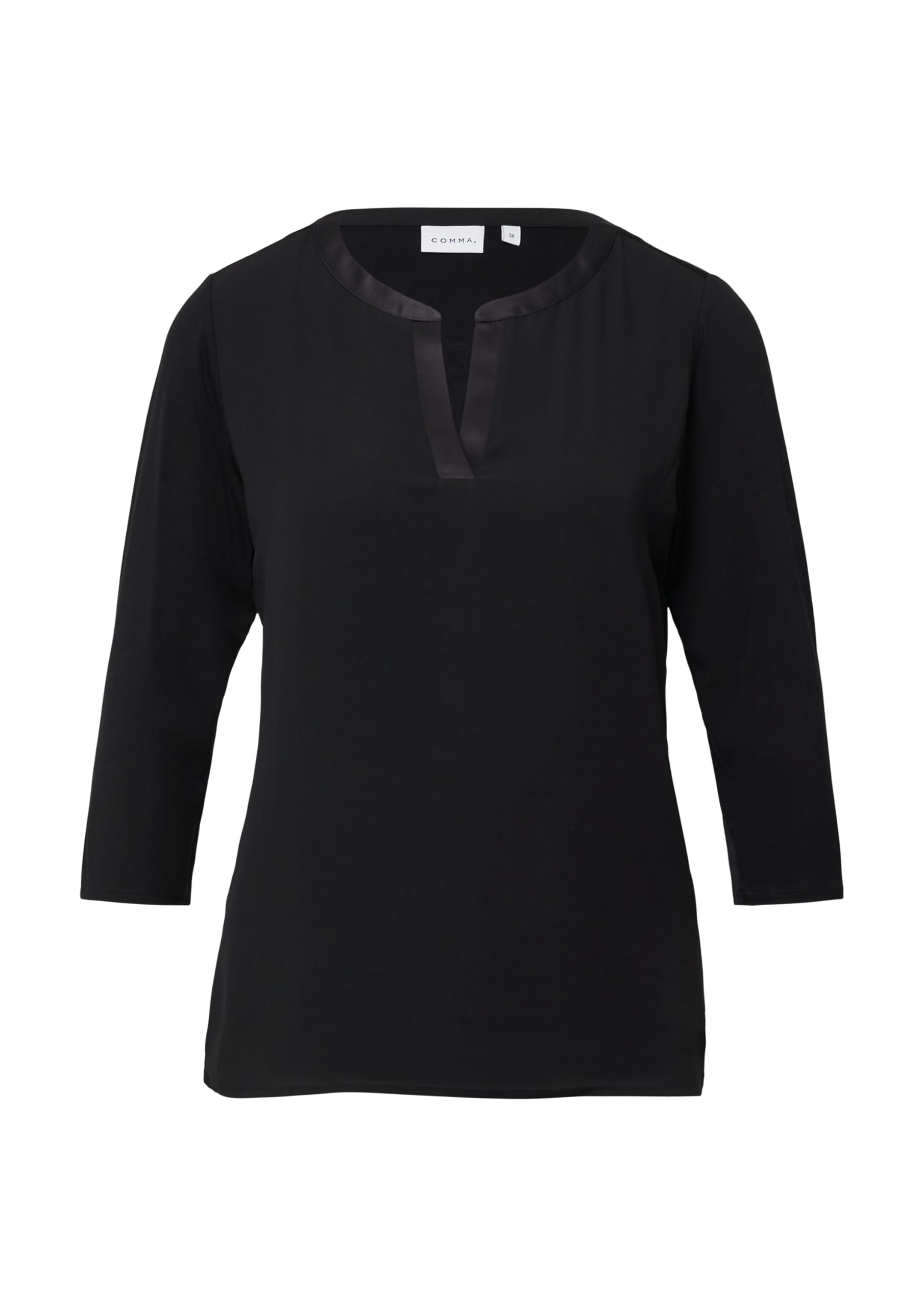 comma-blusenshirt-fabricmix-satin-blende-gr-38 image 3