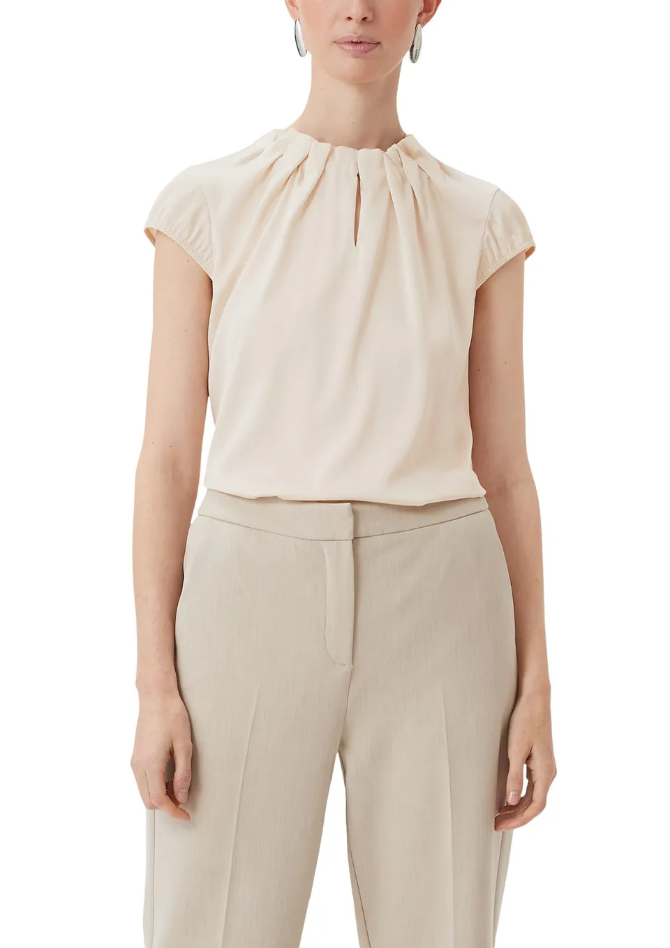 comma-2147272-bluse-gr-e-38-mit-raffung image 1