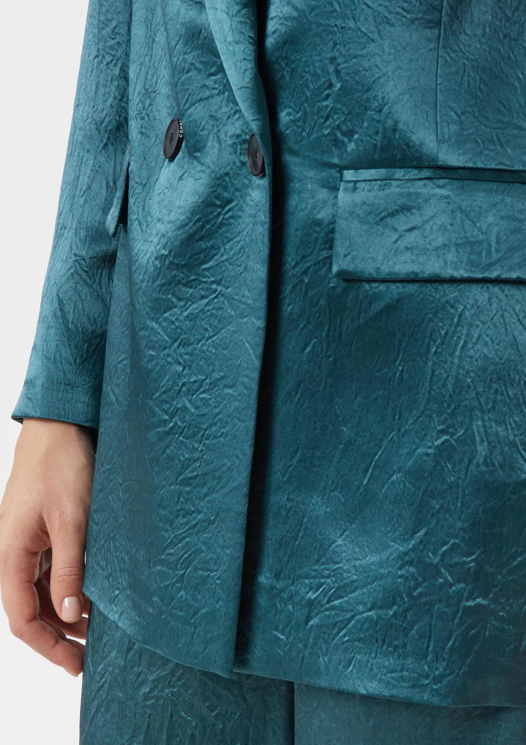 comma-blazer-crinkle-satin-tailliert-loose-fit image 6