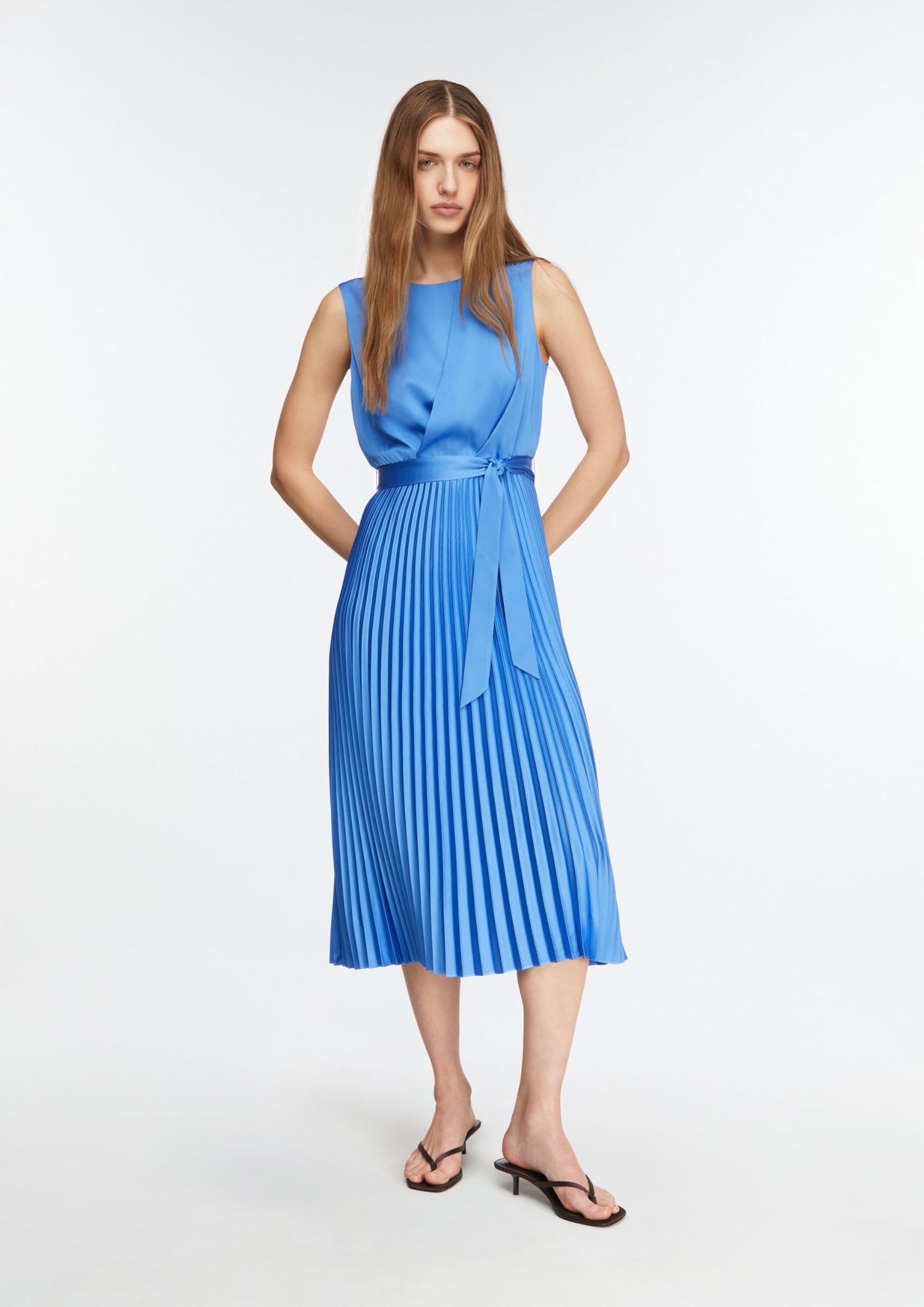 comma-2179888-kleid-damenkleid-midi-blau image 6