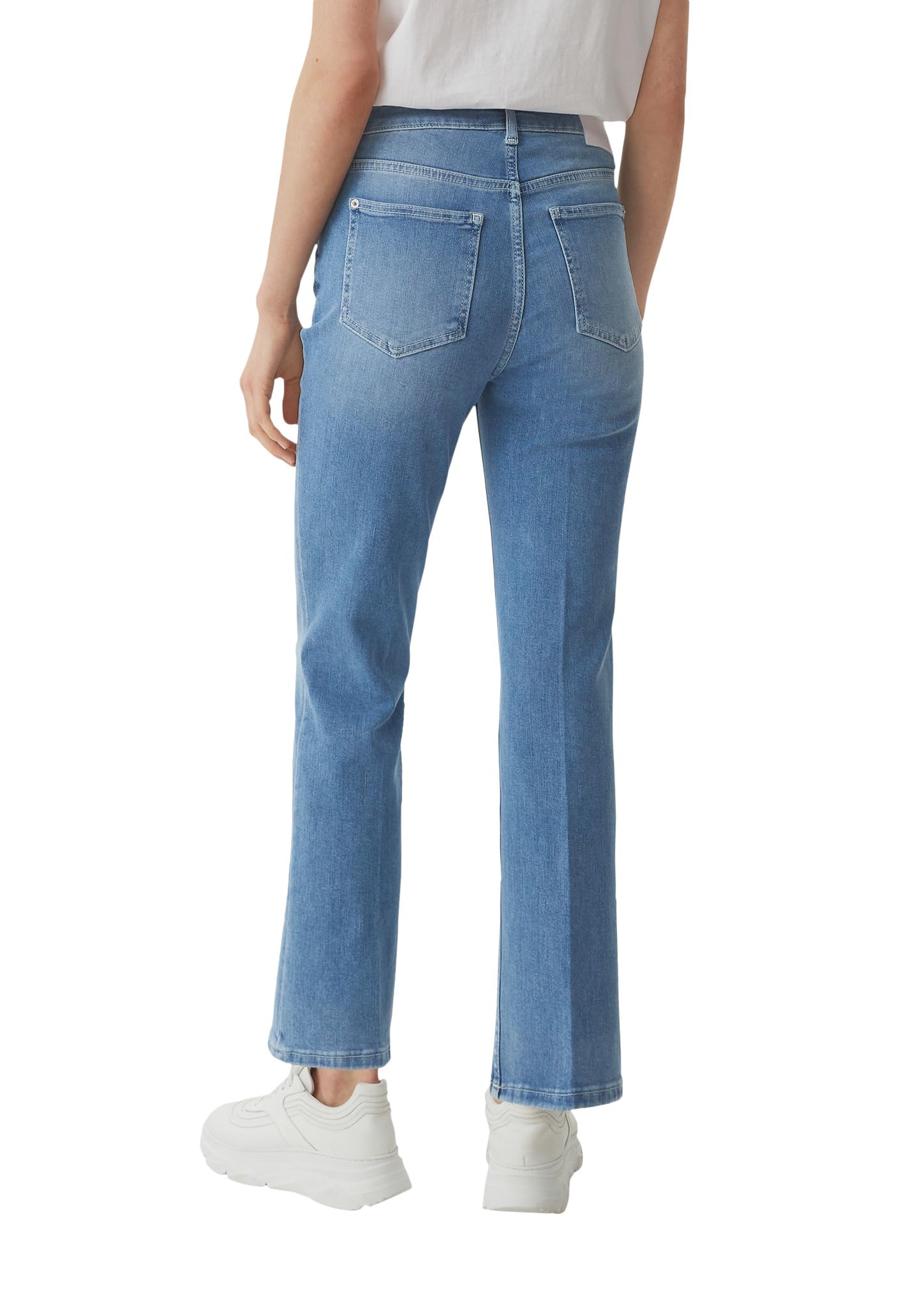 comma-cropped-jeans-flared-leg-blau-gr-e-34 image 2