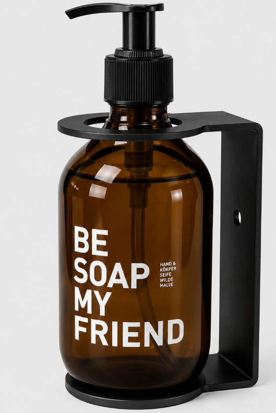 be-my-friend-soap-holder-seifenhalter-aluminium-schwarz-100ml image 5