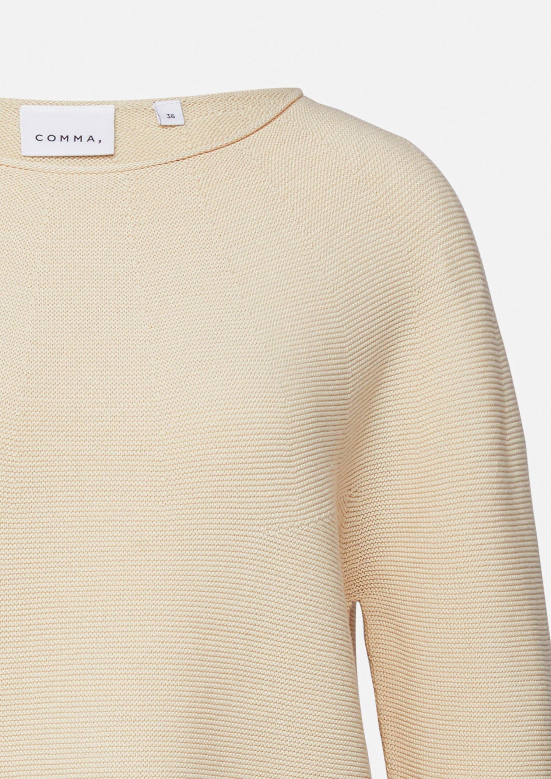 comma-strickpullover-struktur-rollsaum-gr-46-basic image 6