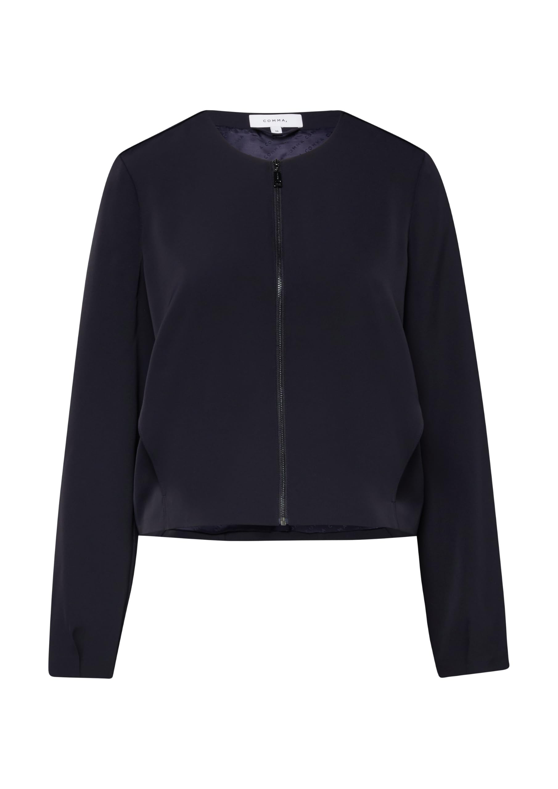 comma-indoor-jacke-boxy-gr-e-40-reissverschluss image 4