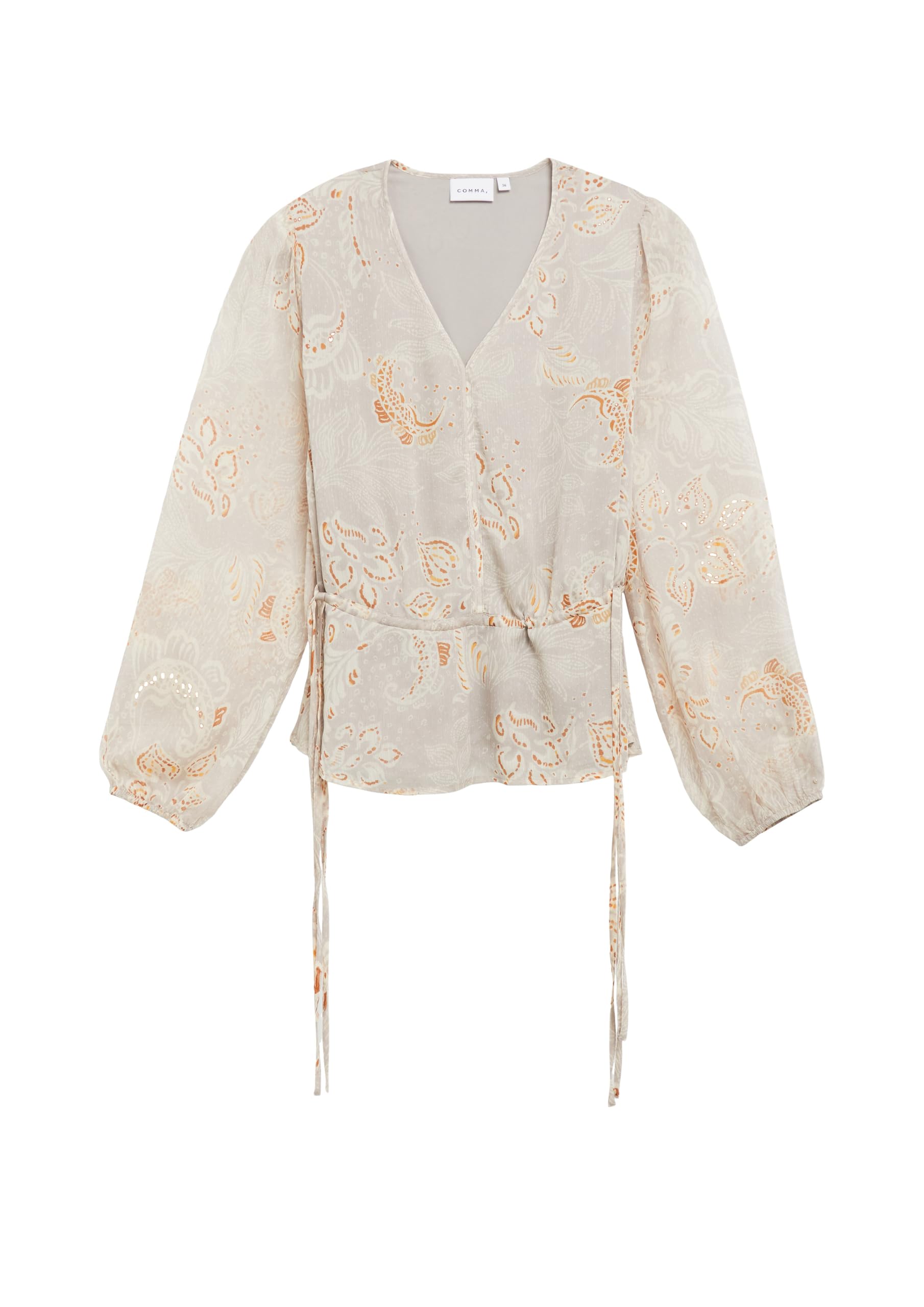 comma-blouses-chiffon-bluse-langarm-gr-32-print image 4