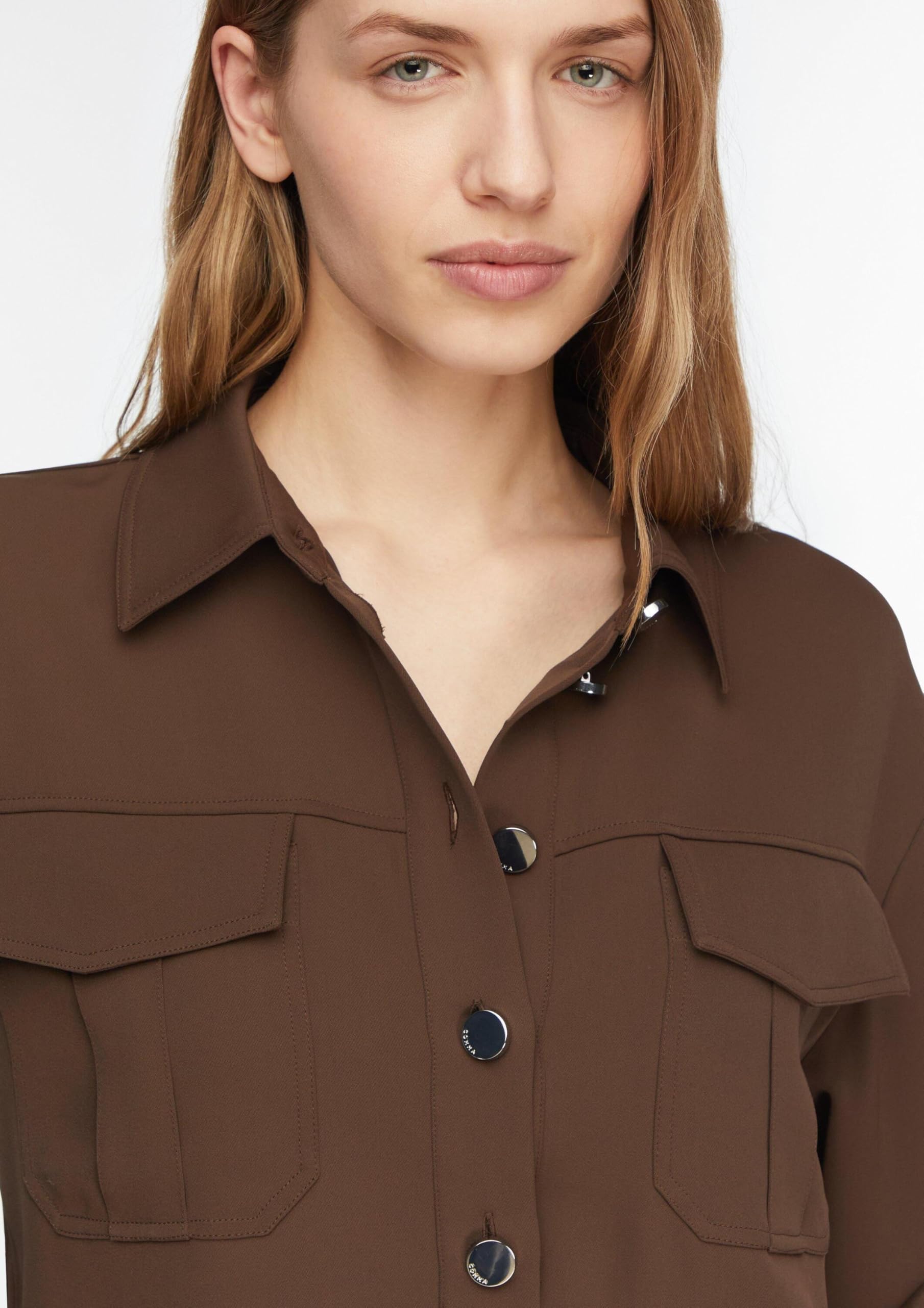 comma-bluse-hemdkragen-brusttaschen-creme image 4