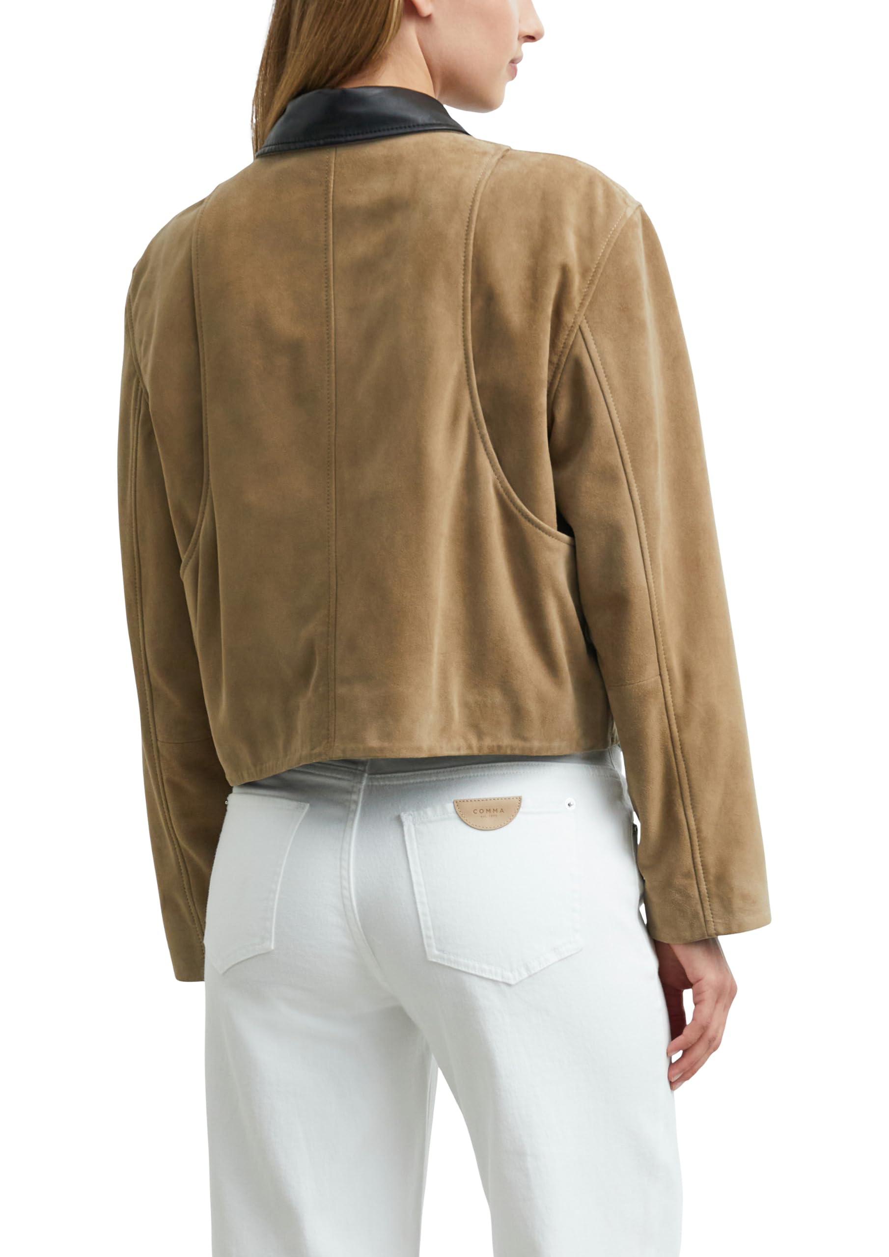 comma-jackets-veloursleder-jacke-gr-38-relaxed-fit image 2