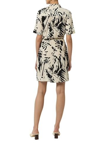 comma-blusenkleid-mit-knopfleiste-kleid-schwarz-gr-40-viskose image 8