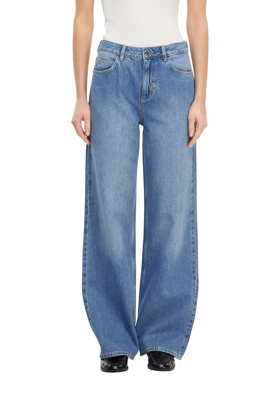 comma-wide-leg-jeans-2179852-gr-42-weites-bein image 1