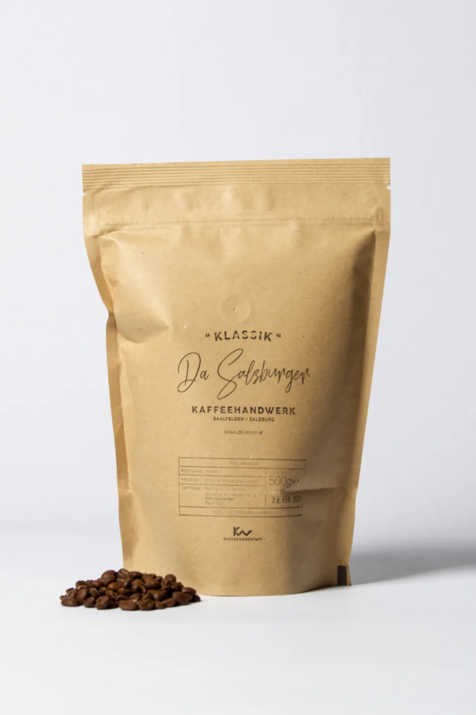 da-salzburger-kaffee-klassik-arabica-bohnen-500g image 1