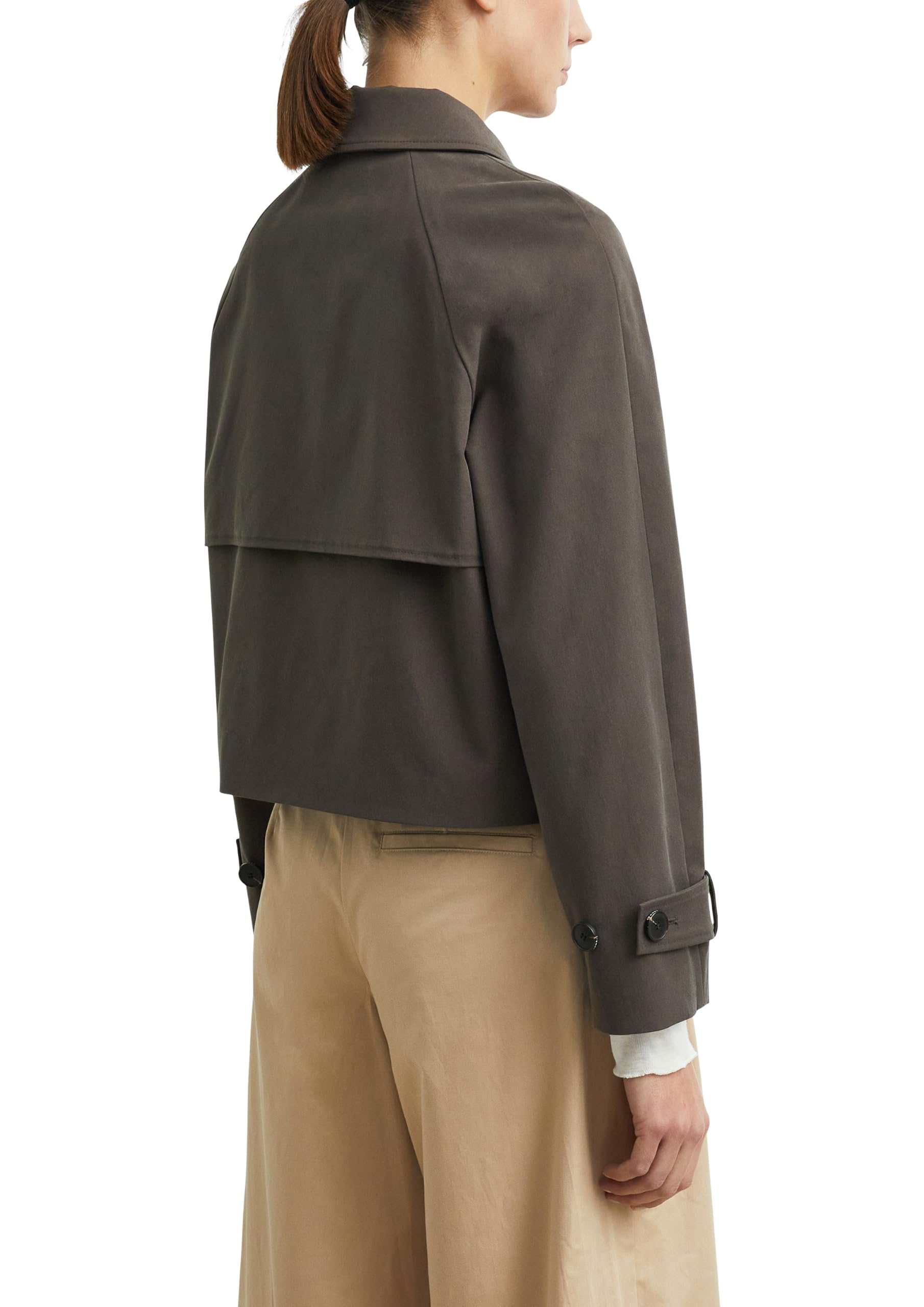 comma-indoor-jacke-boxy-beige-gr-34-mit-hemdkragen image 2