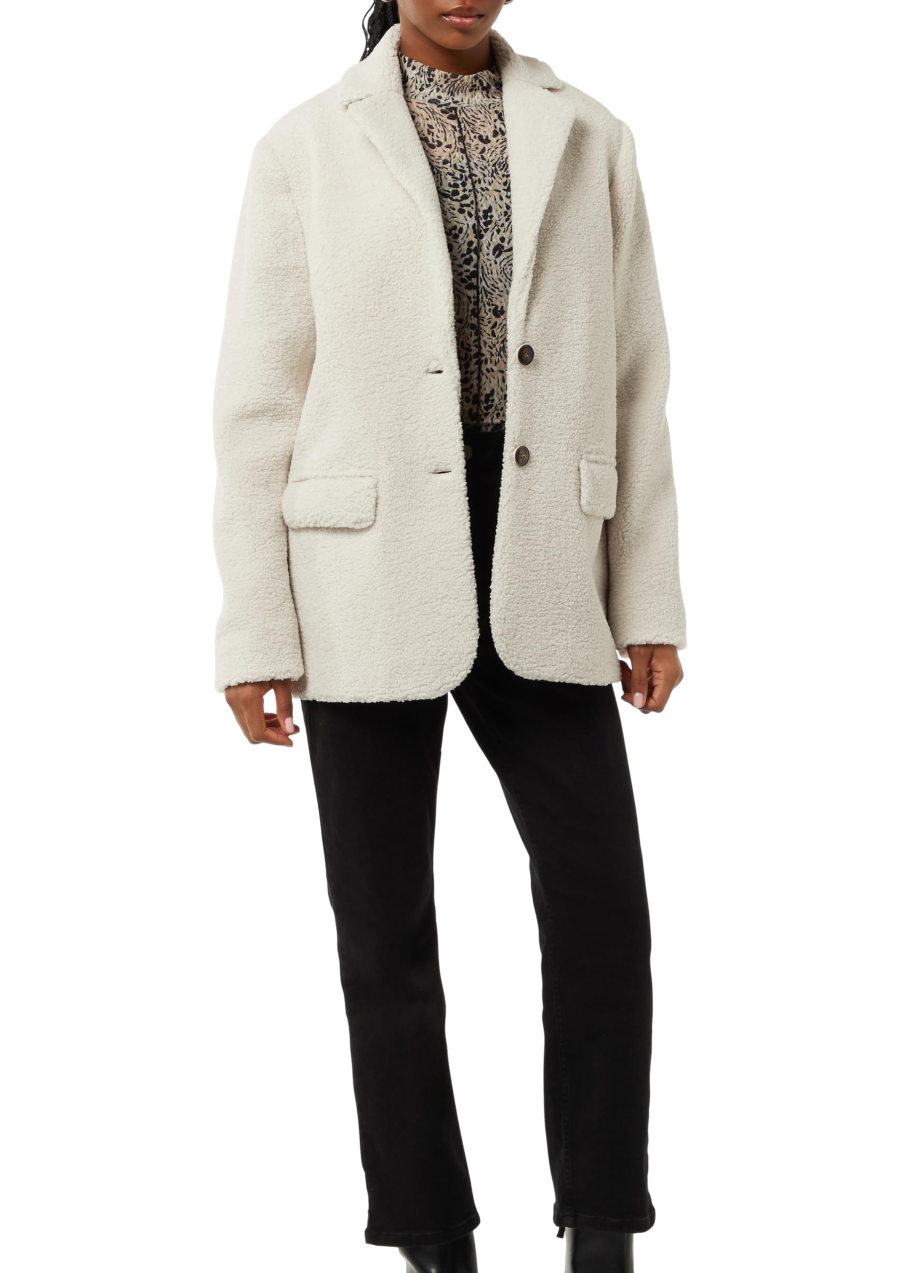 comma-2160442-blazer-damen-gr-42-teddy-pl-sch-beige image 1