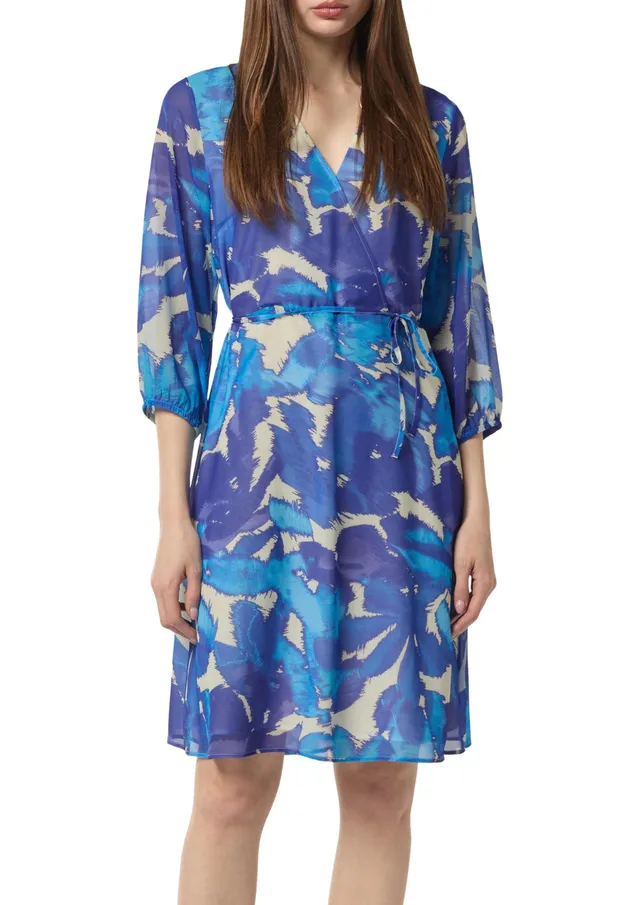 comma-chiffon-kleid-damen-himmelblau-gr-36-kurz image 1