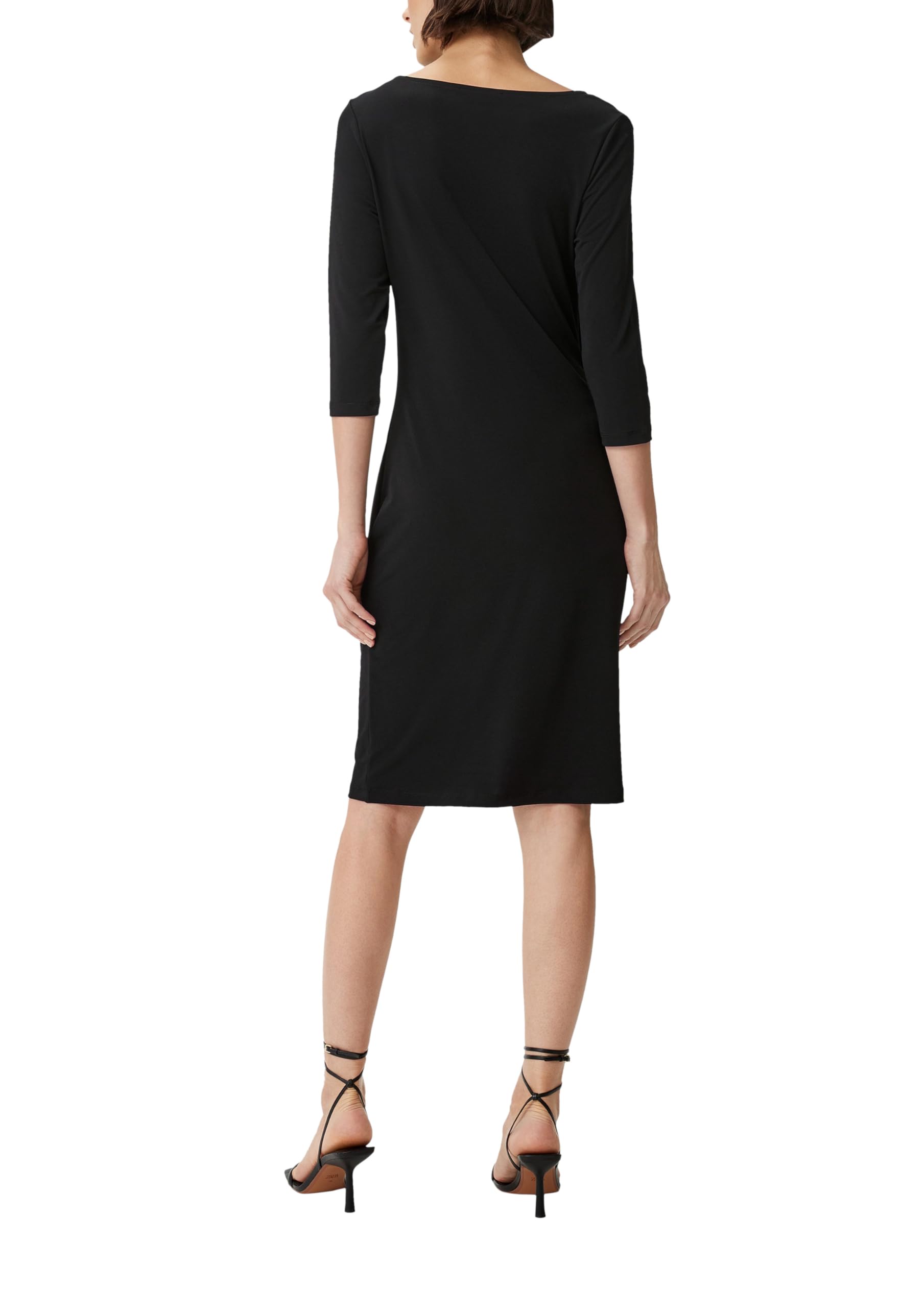 comma-jerseykleid-raffung-schwarz-gr-38 image 2