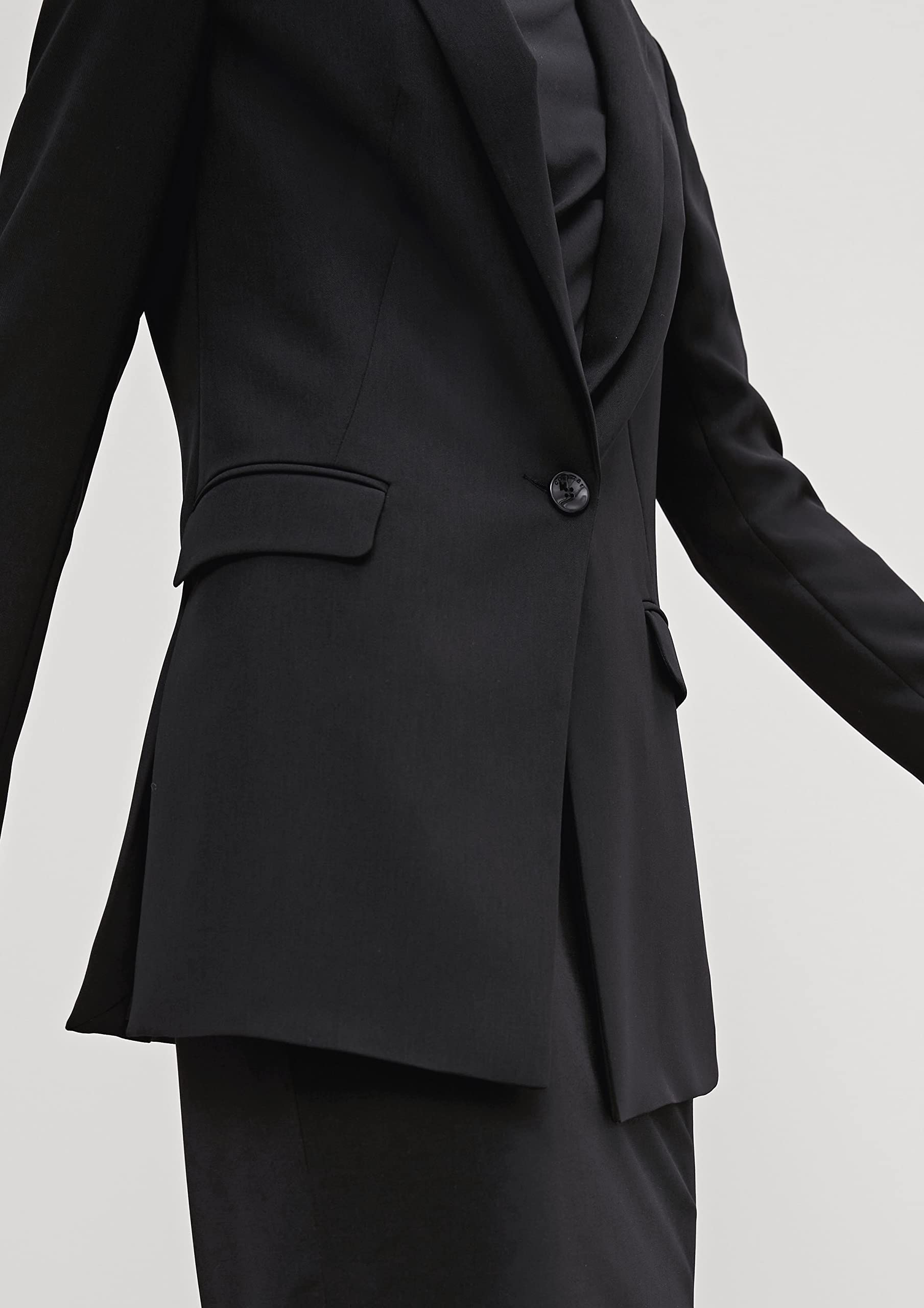 comma-blazers-l-ssiger-business-blazer-twill-damen image 5