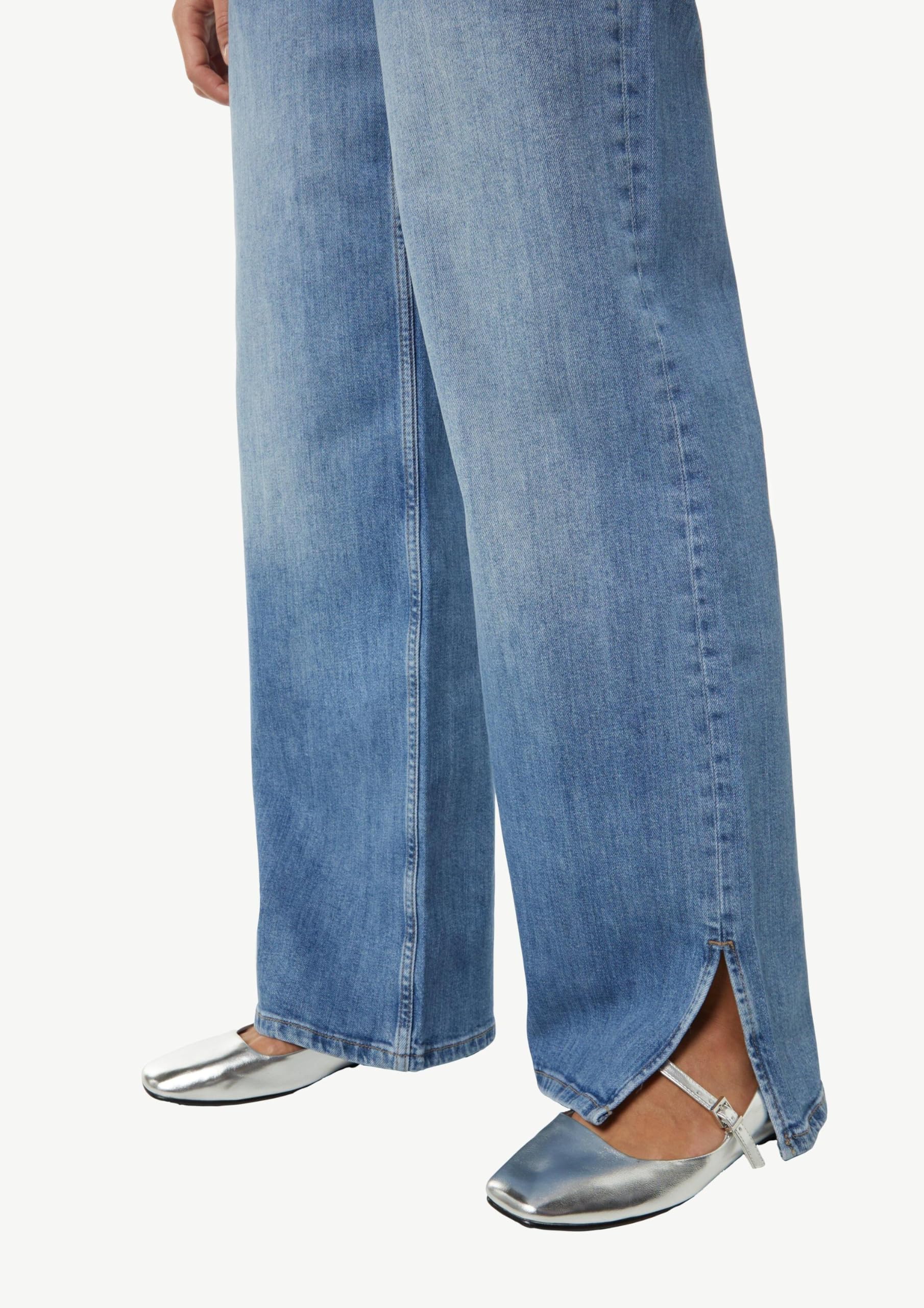 comma-jeans-wide-leg-jeans-schlitz-gr-e-40-blau image 4