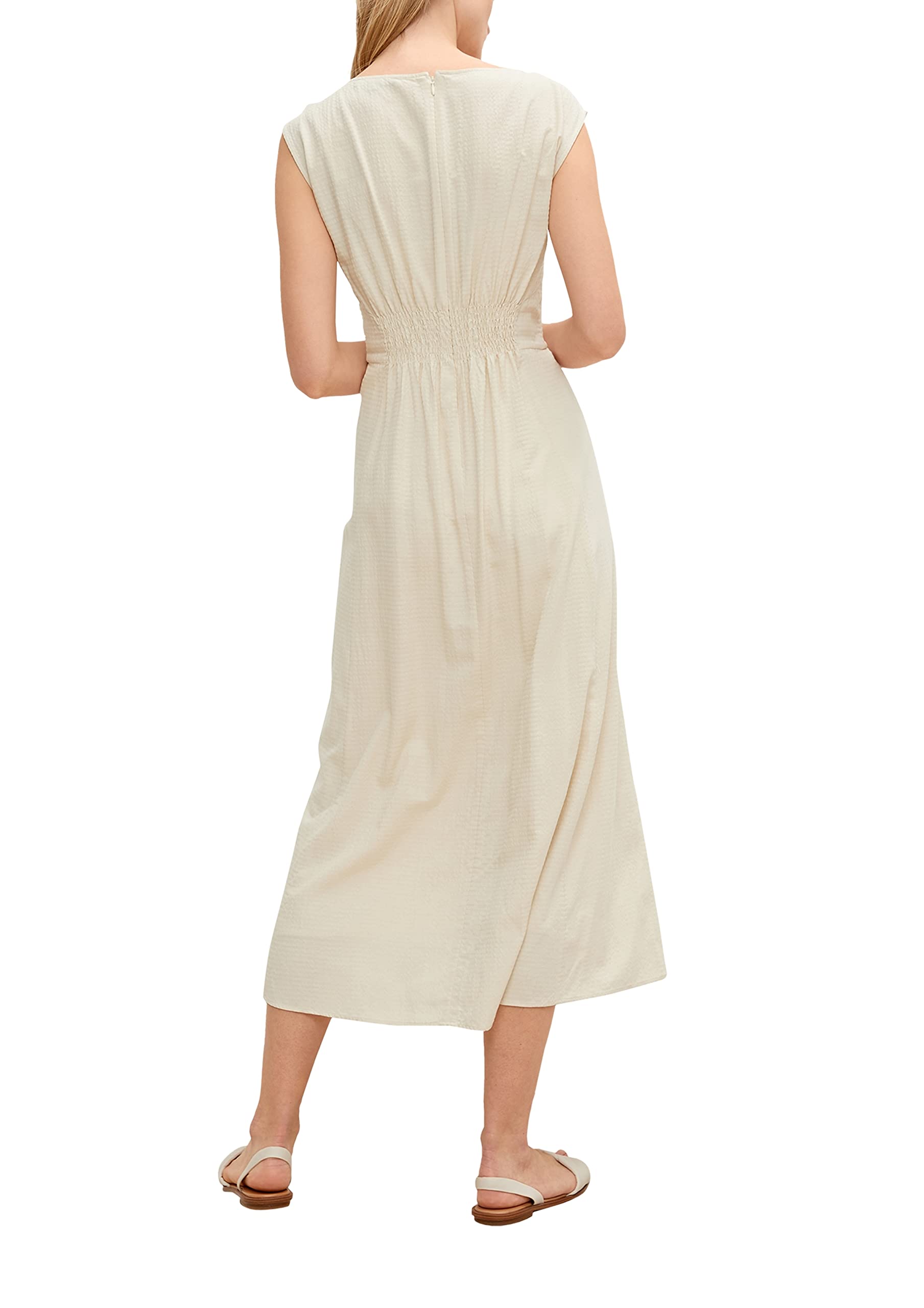 comma-kurz-kleid-beige-gr-40-raffdetail image 7
