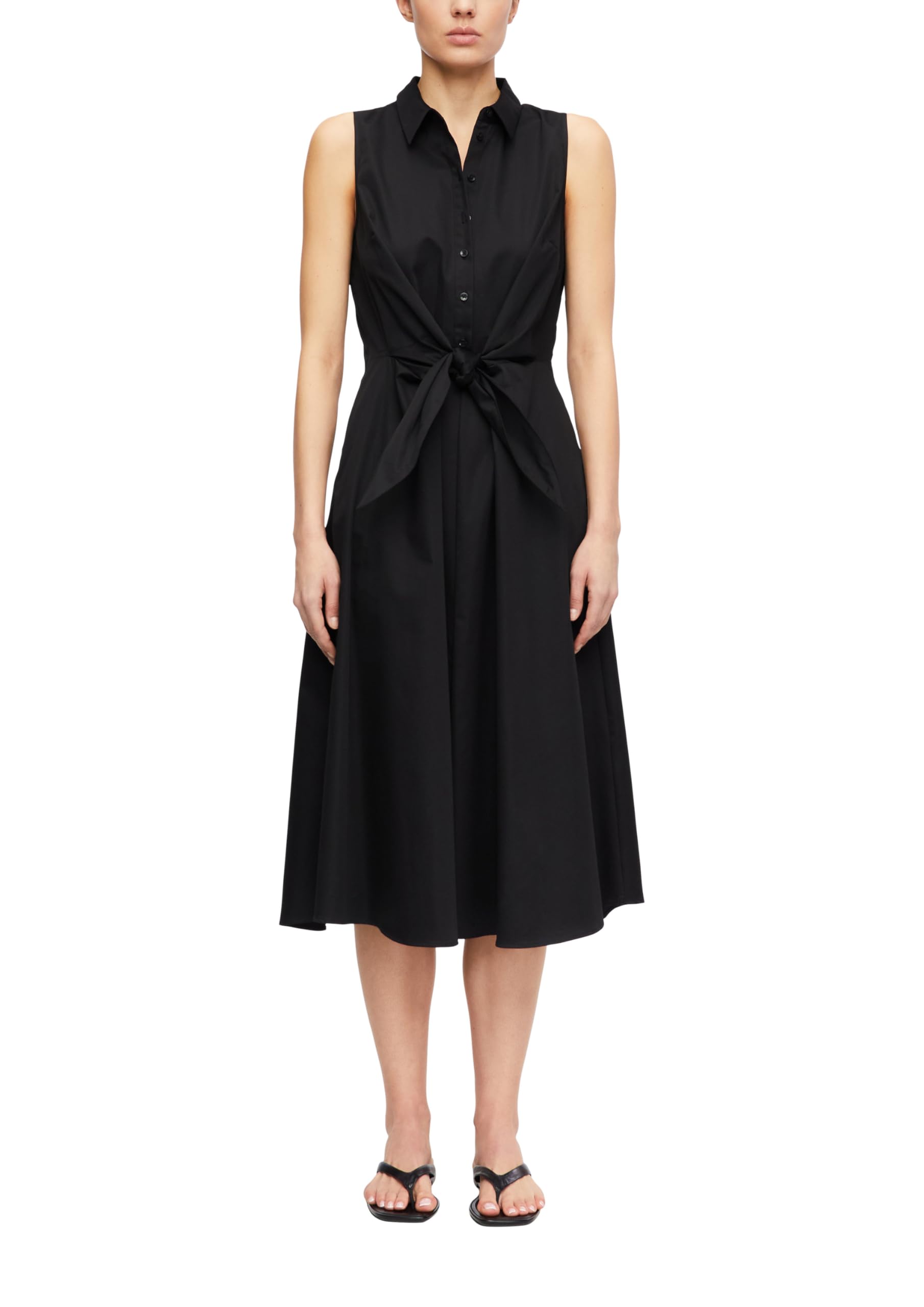 comma-kleid-a-linie-gr-34-schwarz-damen-minikleid-tailliert image 1
