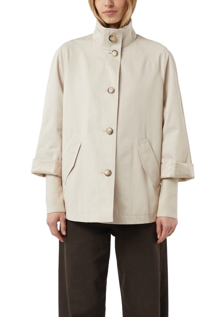 comma-cape-jacke-mit-stehkragen-jacke-xs-baumwolle image 3