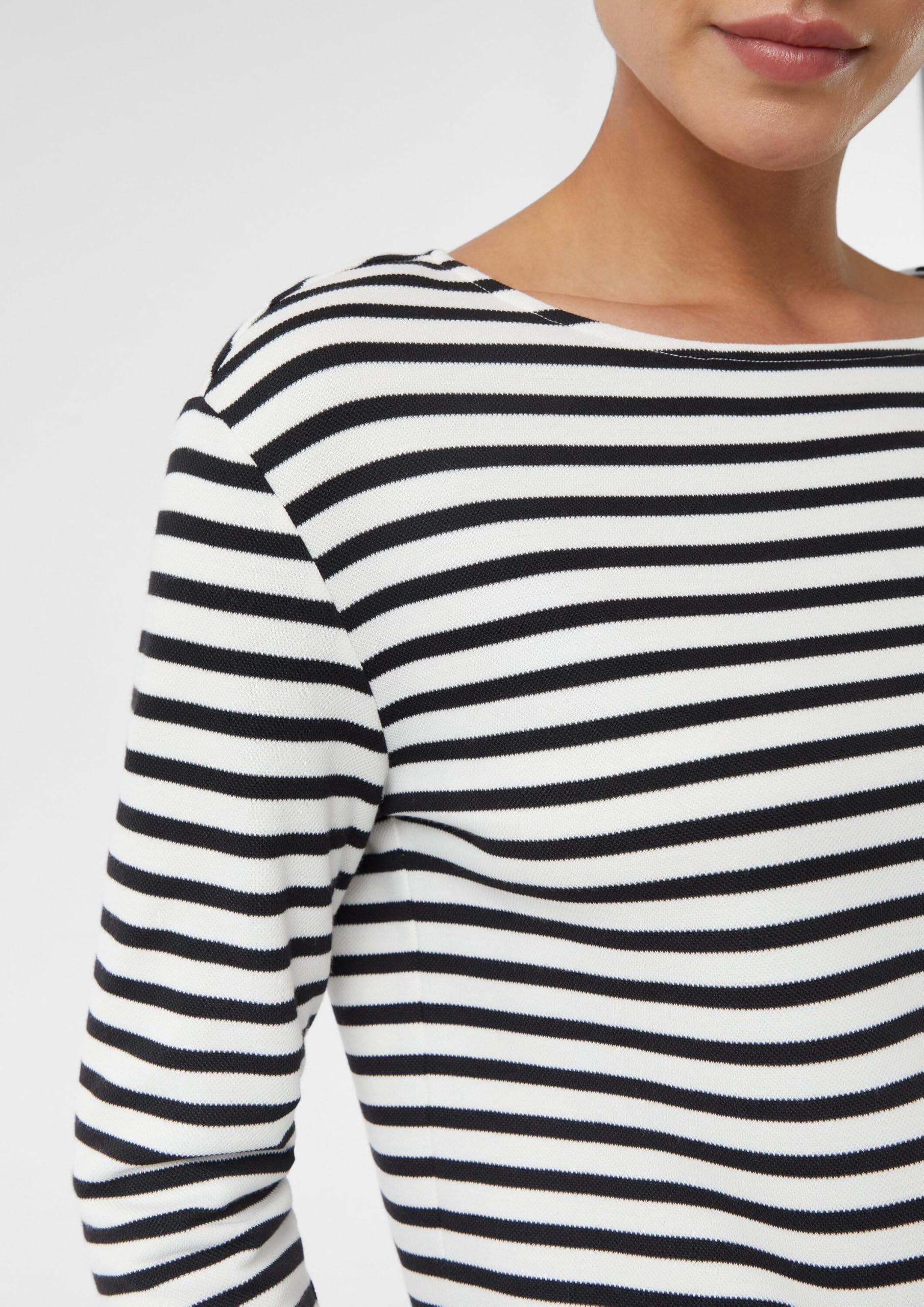 comma-sweatshirt-gestreift-piqu-gr-36 image 5