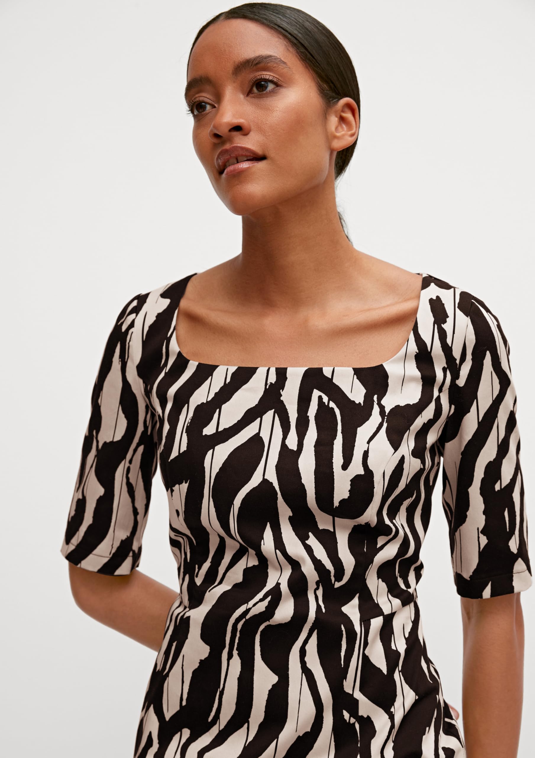 comma-kleid-allover-print-gr-36-damenkleid image 3