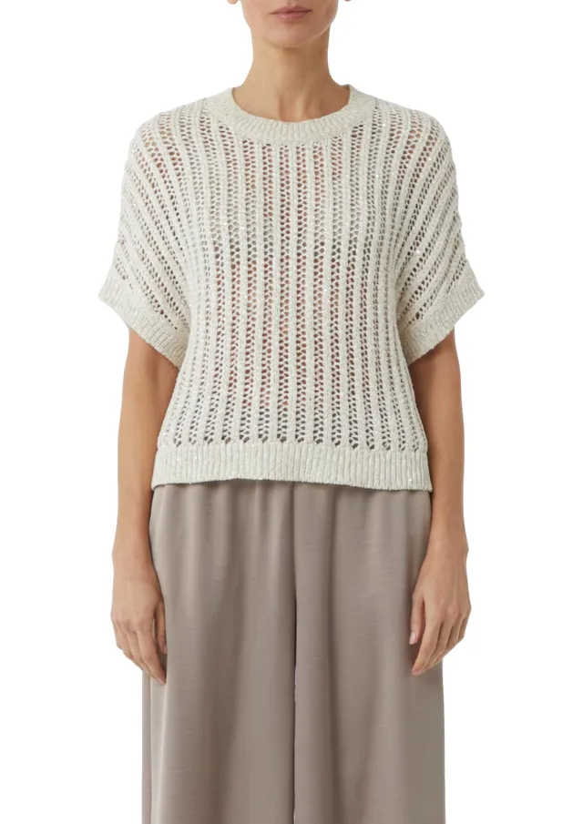 comma-strickpullover-loose-fit-pailletten-gr-e-l-pullover image 1