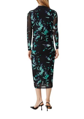 comma-midikleid-mesh-gr-38-kleid-slim-fit-allover-print image 8